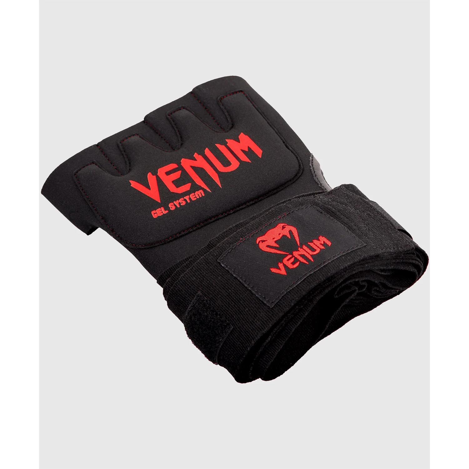 VENUM Gel Hand Wraps, Kontact, black-red, XL