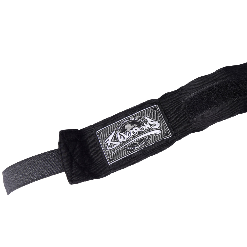 8 WEAPONS Hand Wraps, semi-elastic, 5 m, black