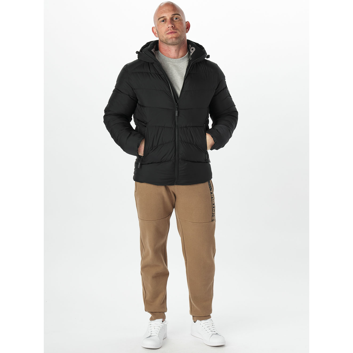 Pit Bull West Coast Jacket, Padded, Quilted Mobley, black, XL