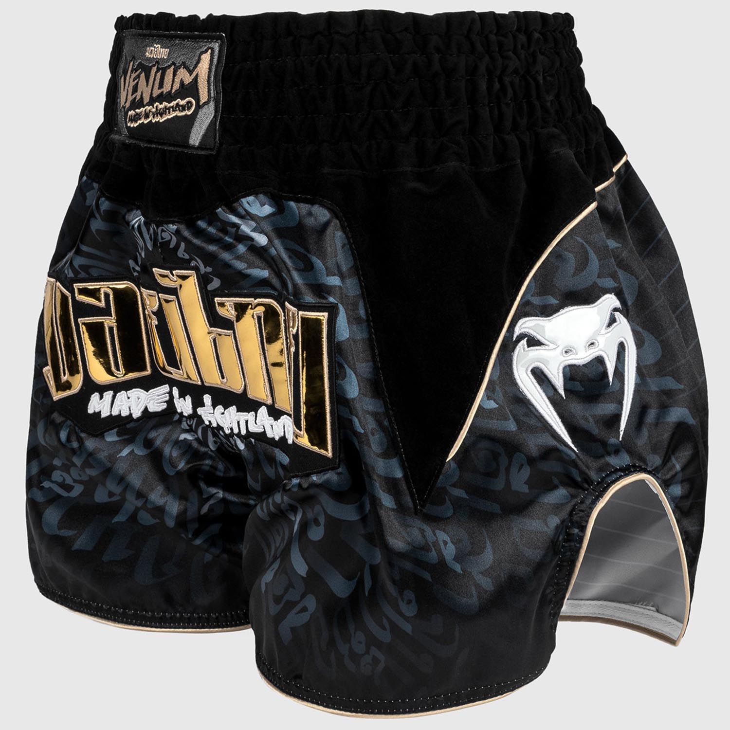 VENUM Muay Thai Shorts, Attack, schwarz-grau, S