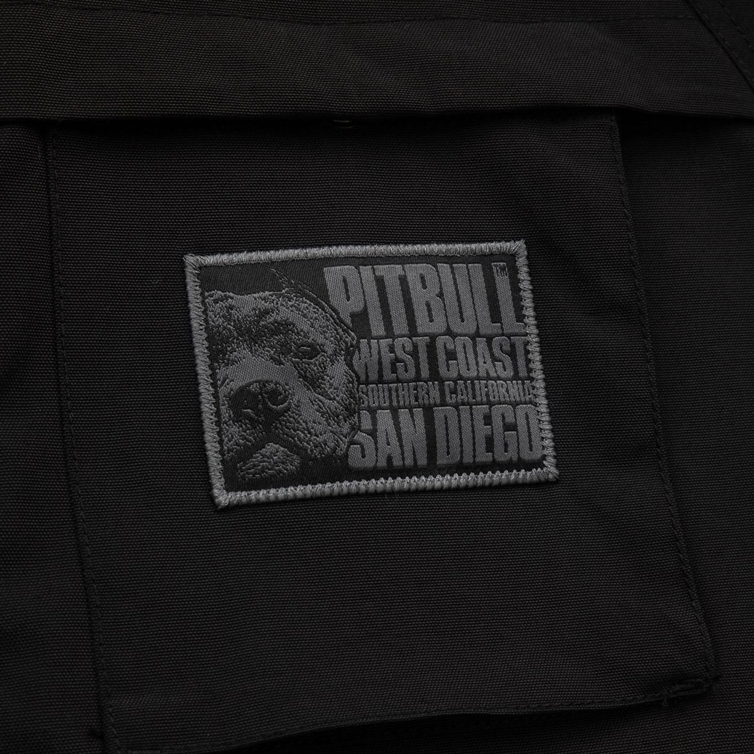 Pit Bull West Coast Parka Jacke, Gunner, schwarz, S