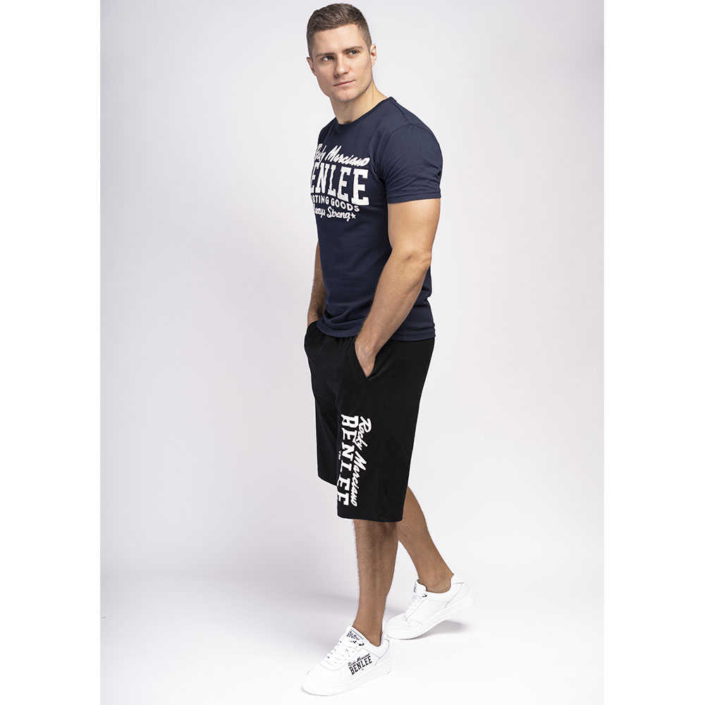 BENLEE T-Shirt, Retro Logo, navy, L