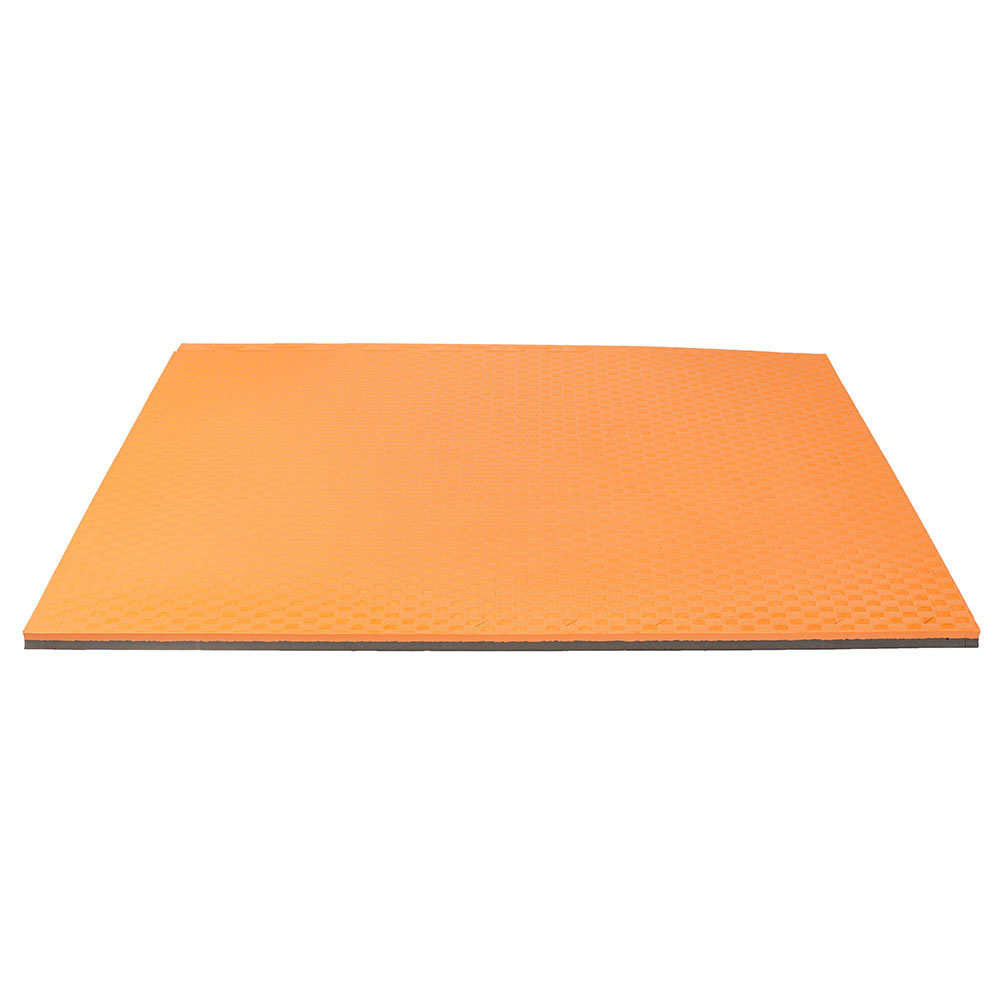 Ju-Sports Puzzle Mat, Pro Checker, grey-orange, 2 cm
