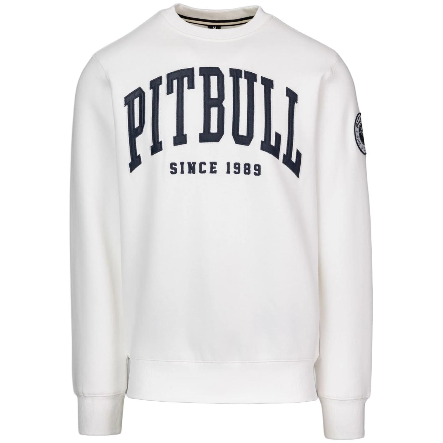 Pit Bull West Coast Crewneck, Norton, white, M