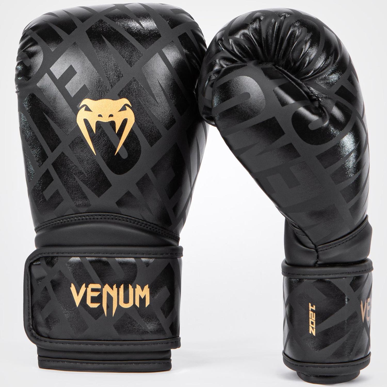 VENUM Boxing Gloves, Contender 1.5 XT, black-gold, 12 Oz