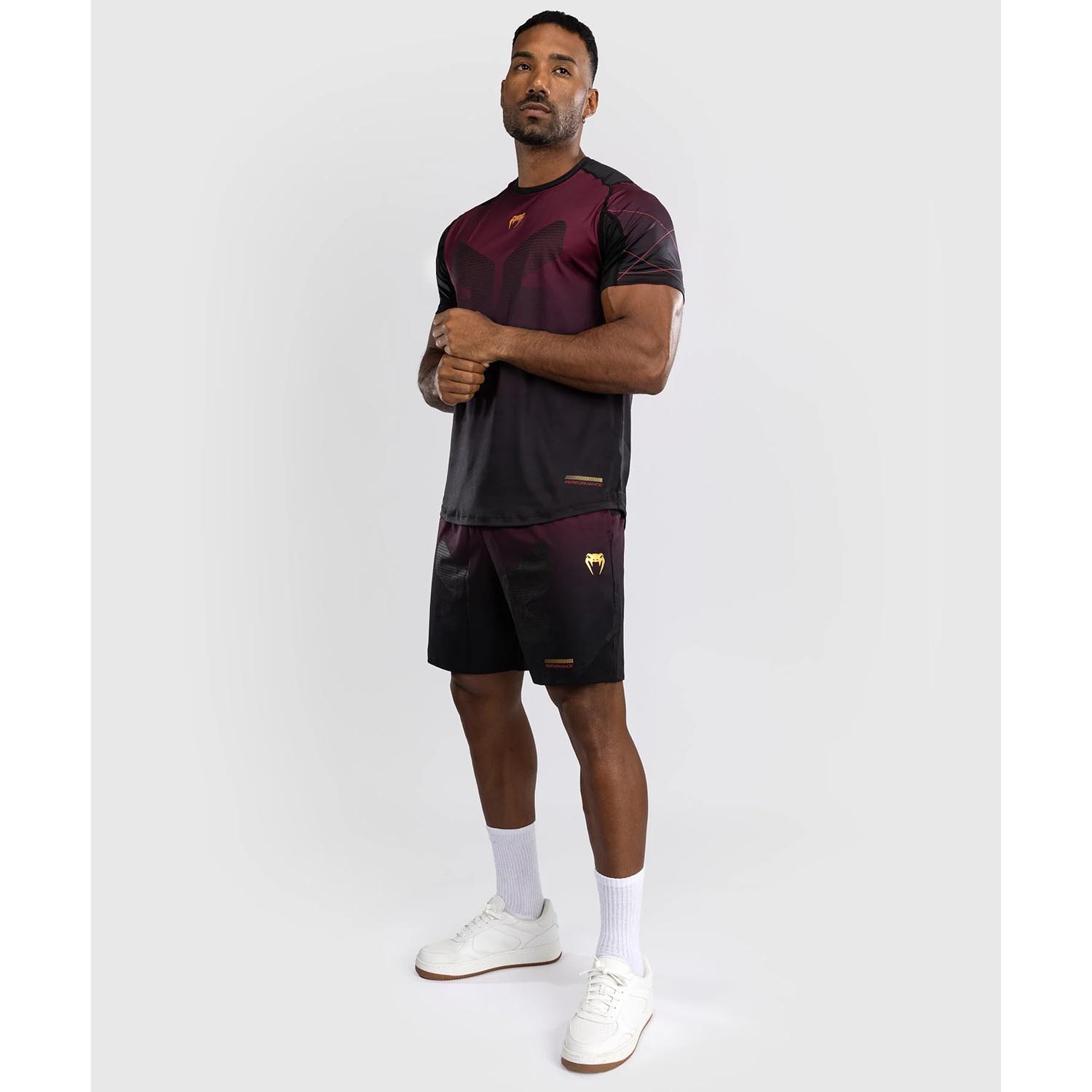 VENUM Dry Tech T-Shirt, Tactical XT, winered-gold, XXL