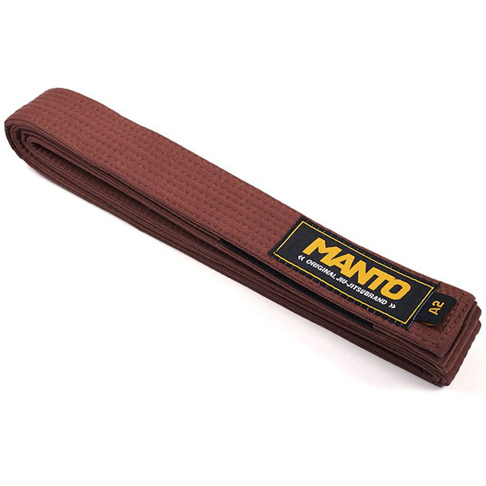 MANTO BJJ Belt, Original, brown, A2