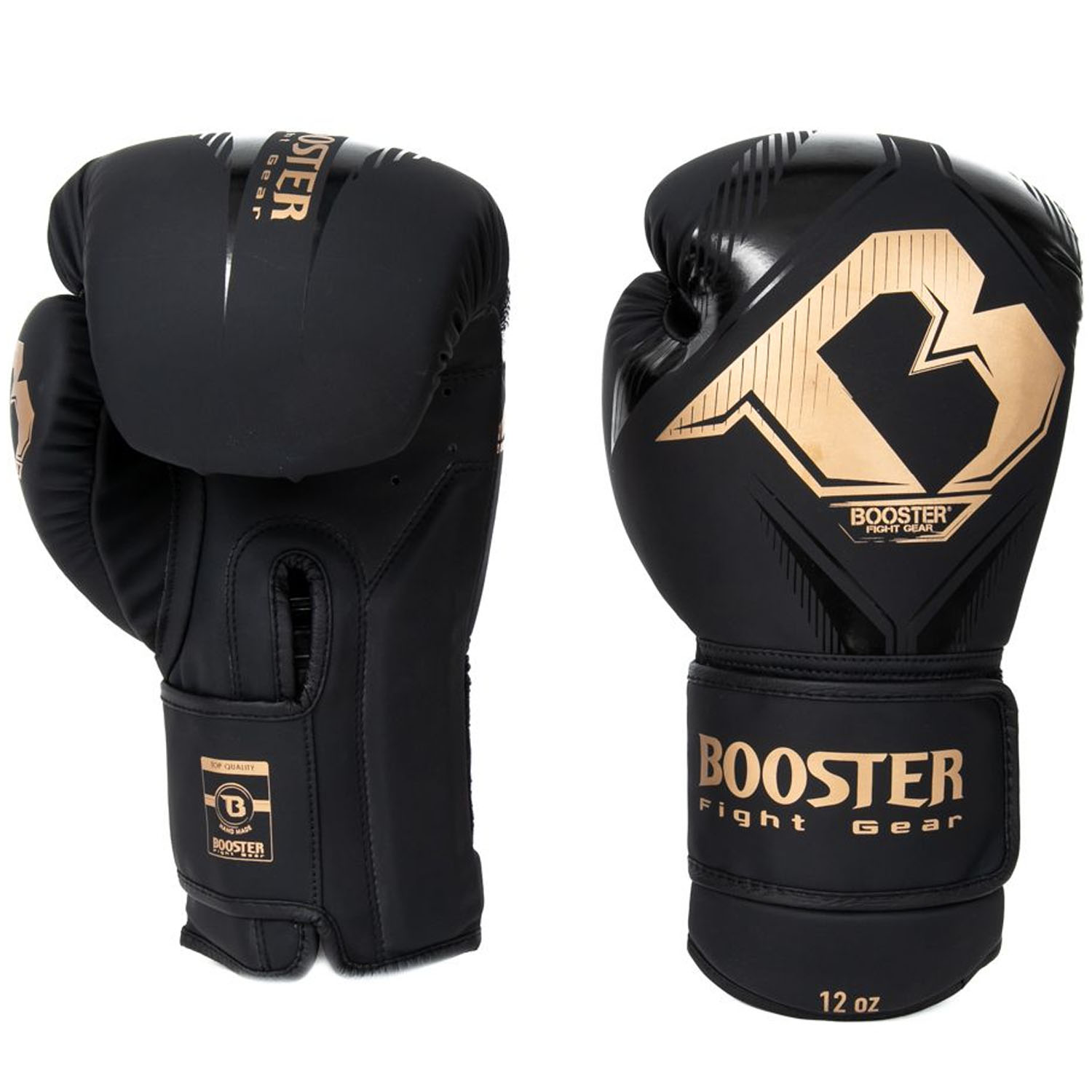 Booster Boxing Gloves, Bangkok Series 1, black, 16 Oz