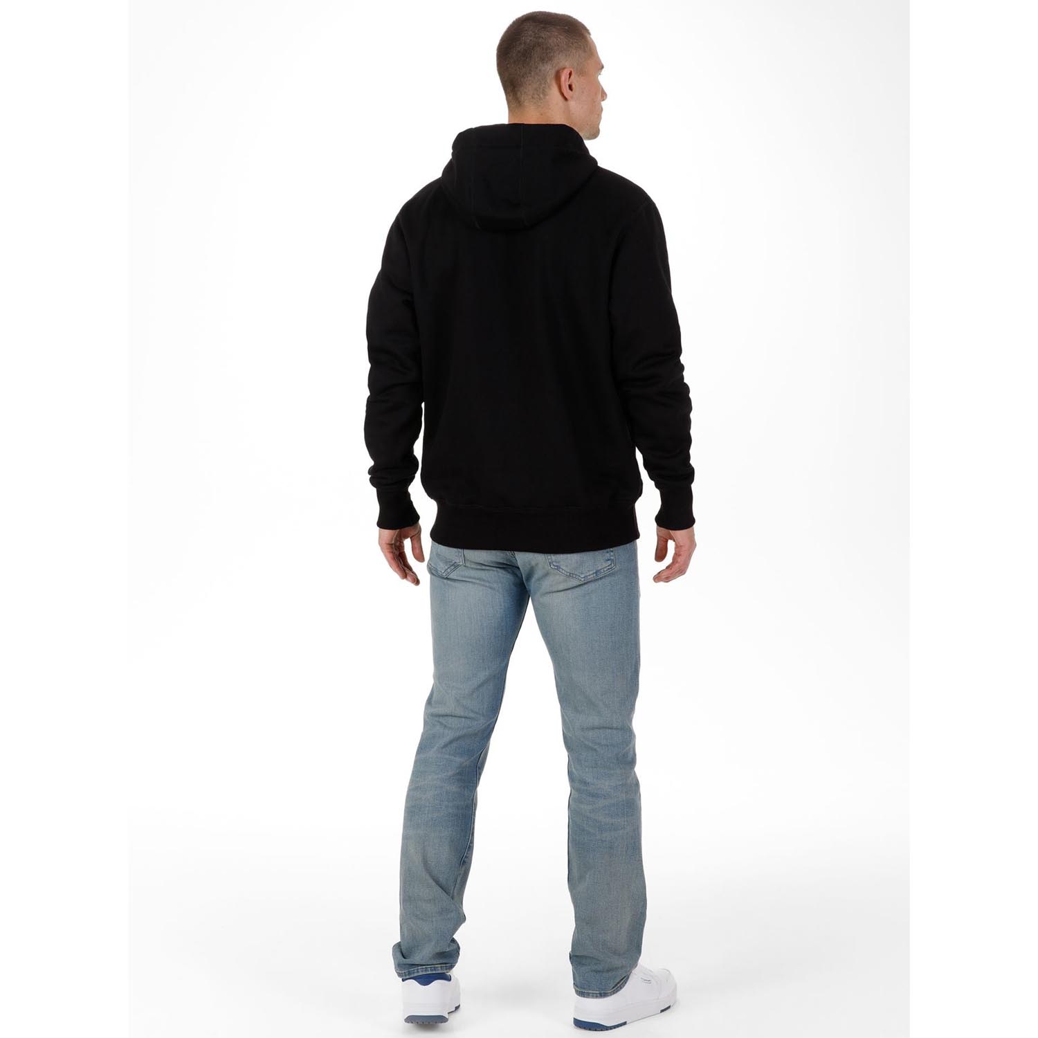 Pit Bull West Coast Hoody, Steel Logo X, schwarz, XL