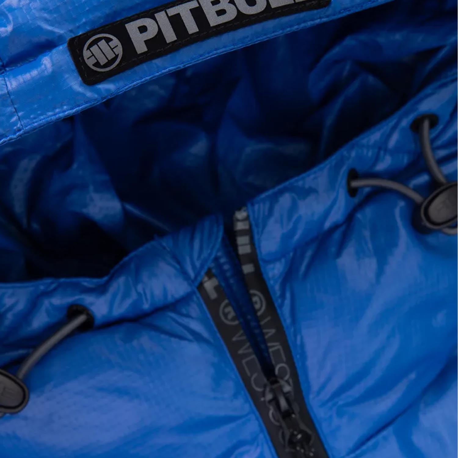 Pit Bull West Coast Jacket, Padded Hooded Pepperwood Ribstop, blue, S