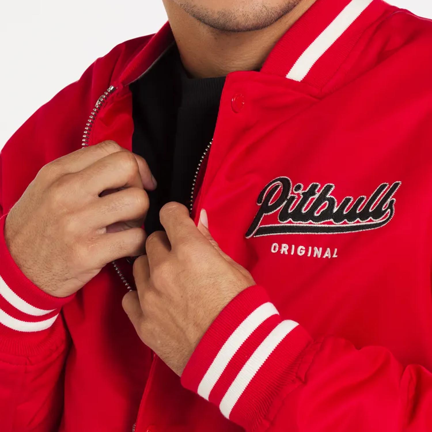 Pit Bull West Coast, Jacket, Seabridge Varsity, red, M