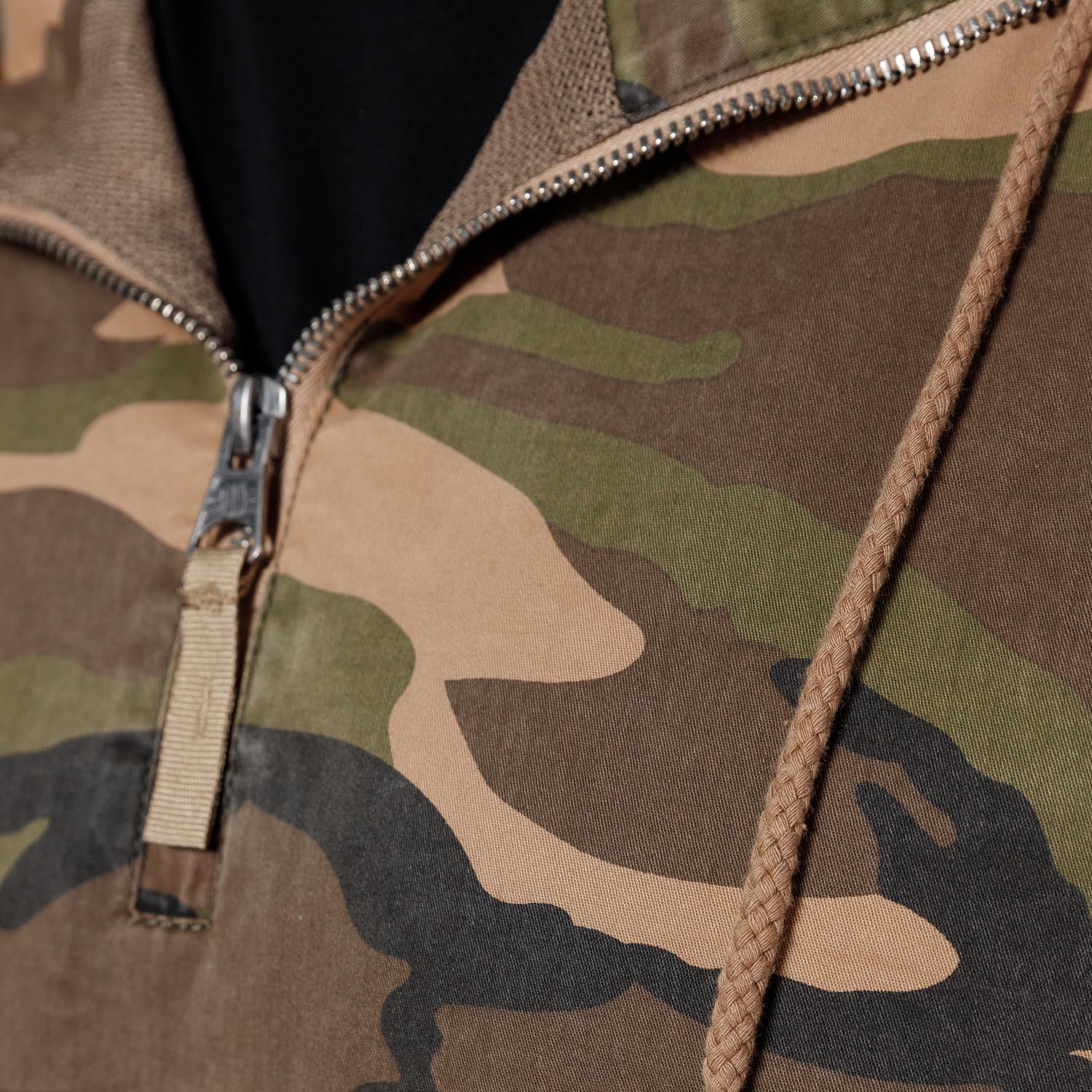 Pit Bull West Coast Jacket, Bassmore, Washed Cotton Hooded, camo, XXL