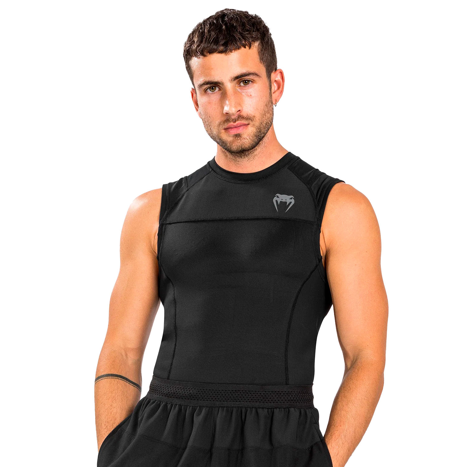 VENUM Rashguard Sleeveless, G-Fit Air, black, S