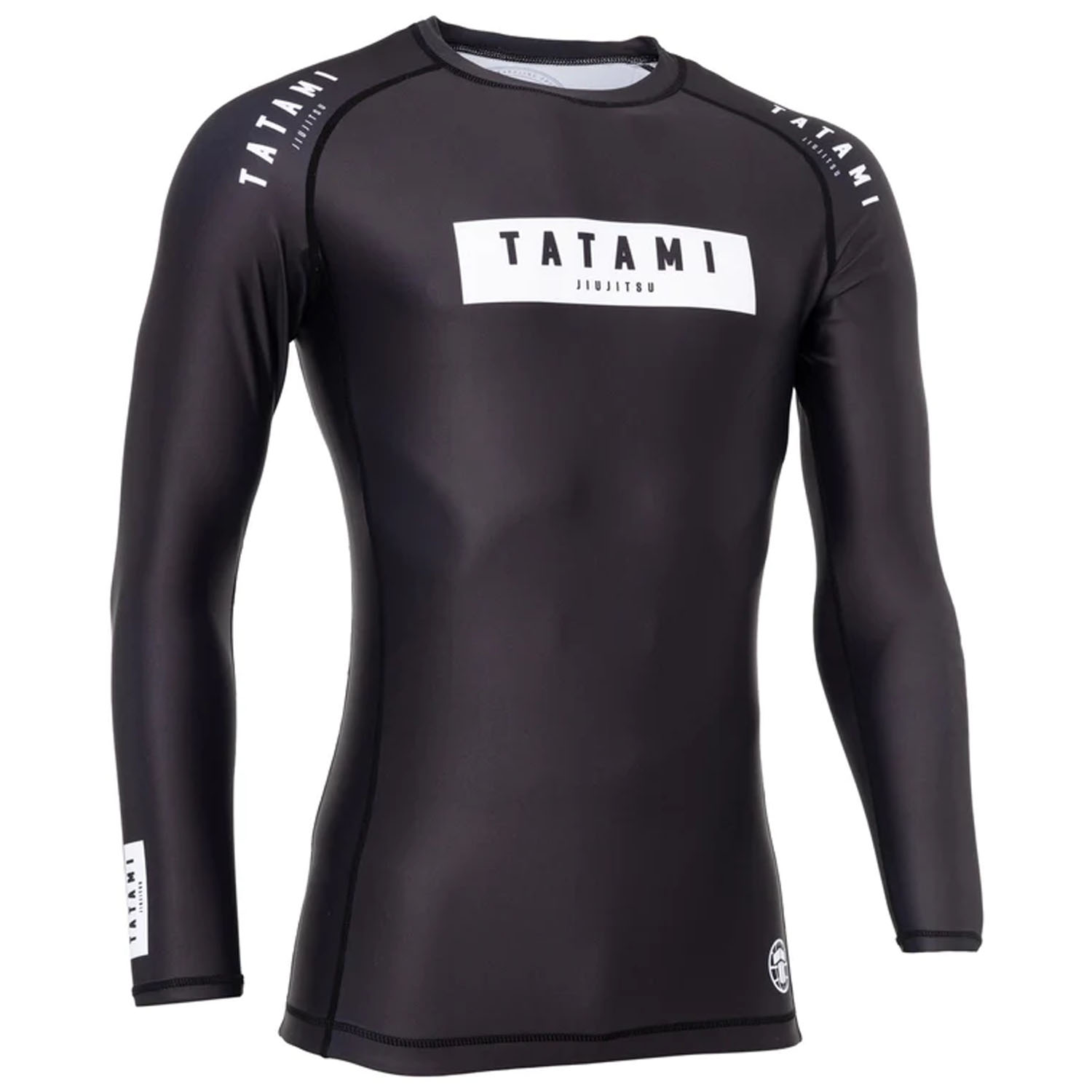 Tatami Rashguard, L/S, Athlete, black-white, S