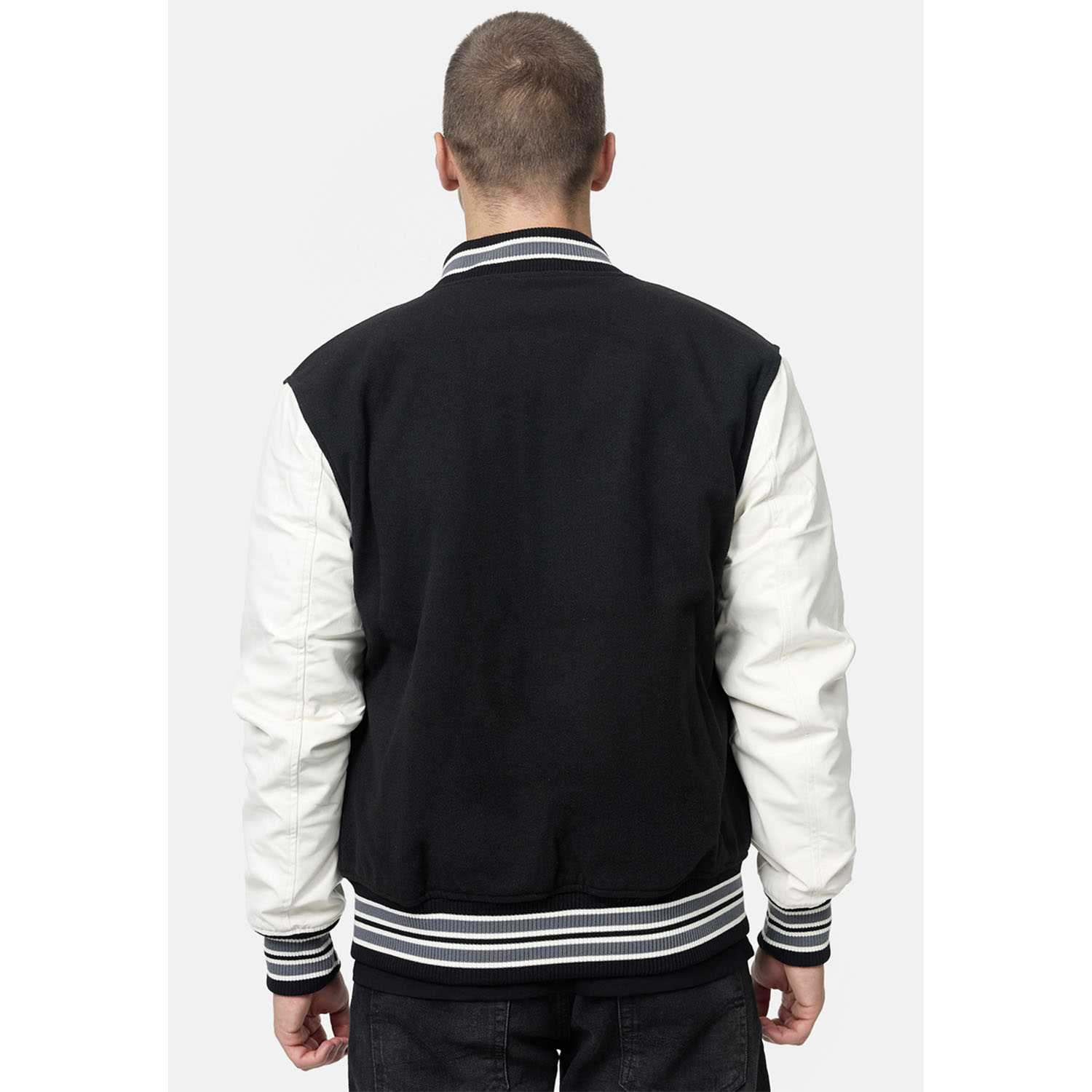 Lonsdale Jacke, Waterstein, schwarz-weiß, S