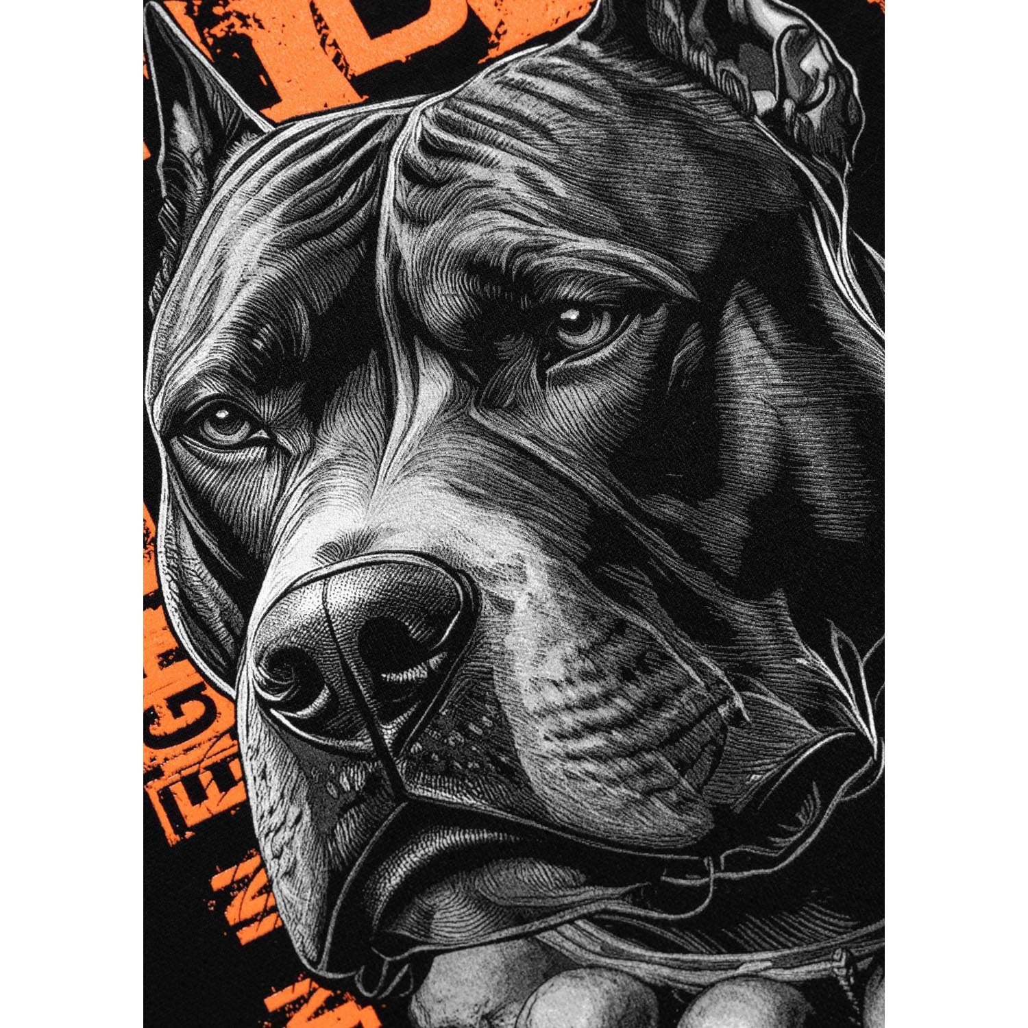 Pit Bull West Coast Crewneck, Blacky, black, XXXL