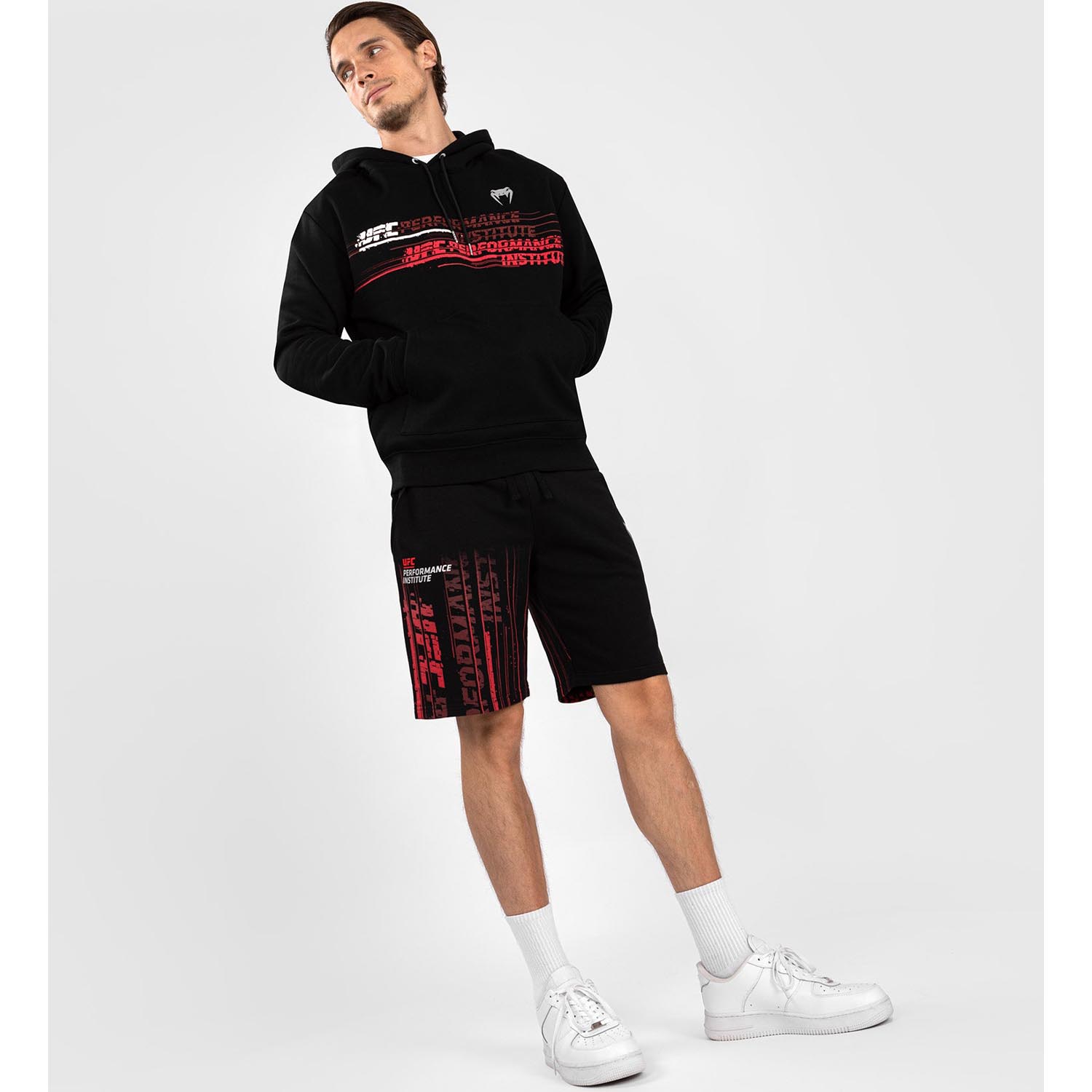 VENUM Hoody, UFC Performance Institute 2.0, black-red, XL