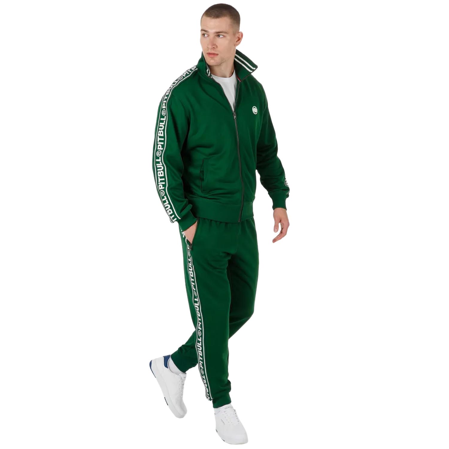 Pit Bull West Coast Joggers, Tape Logo Terry, green XXL