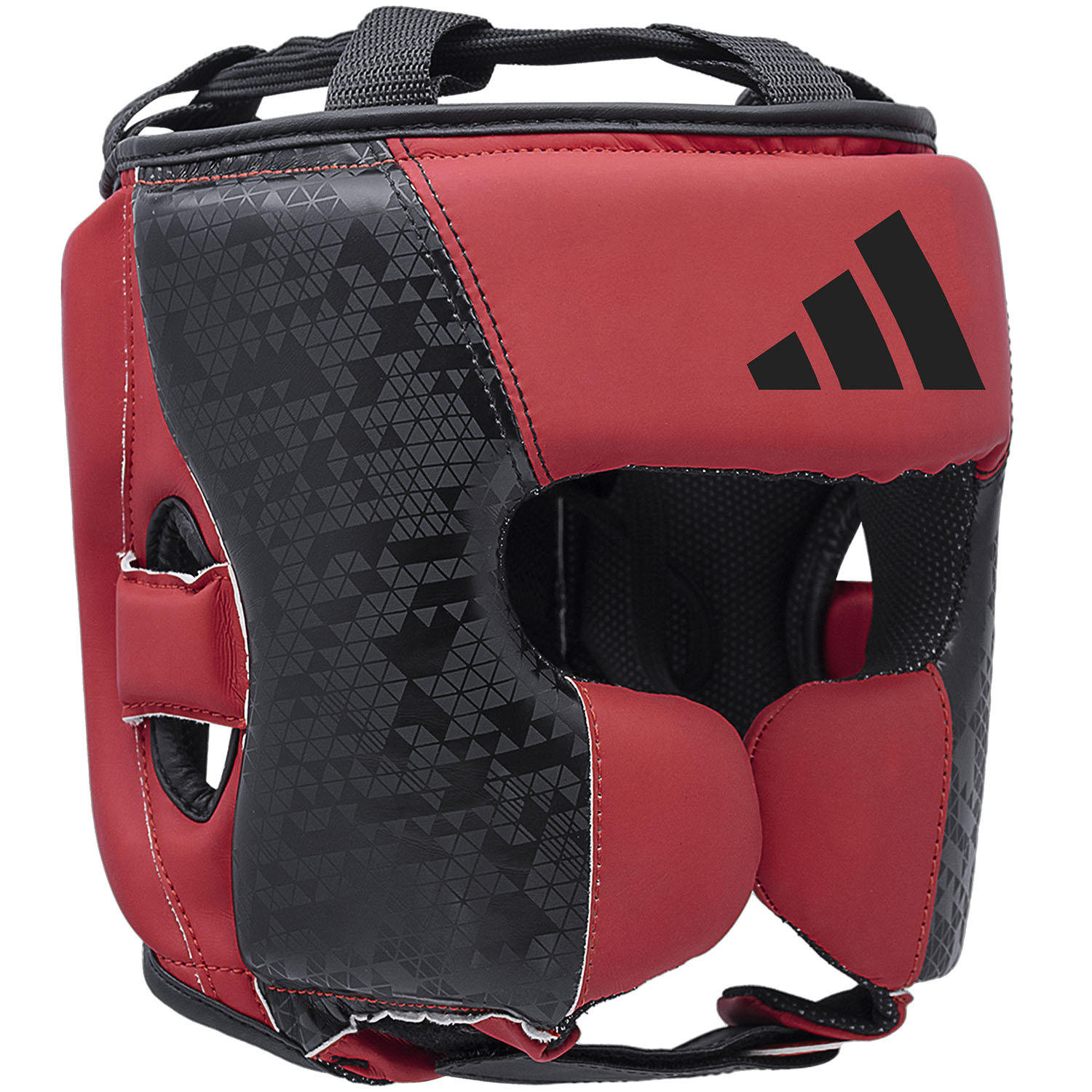 adidas Kopfschutz, Combat 50, schwarz-rot, S