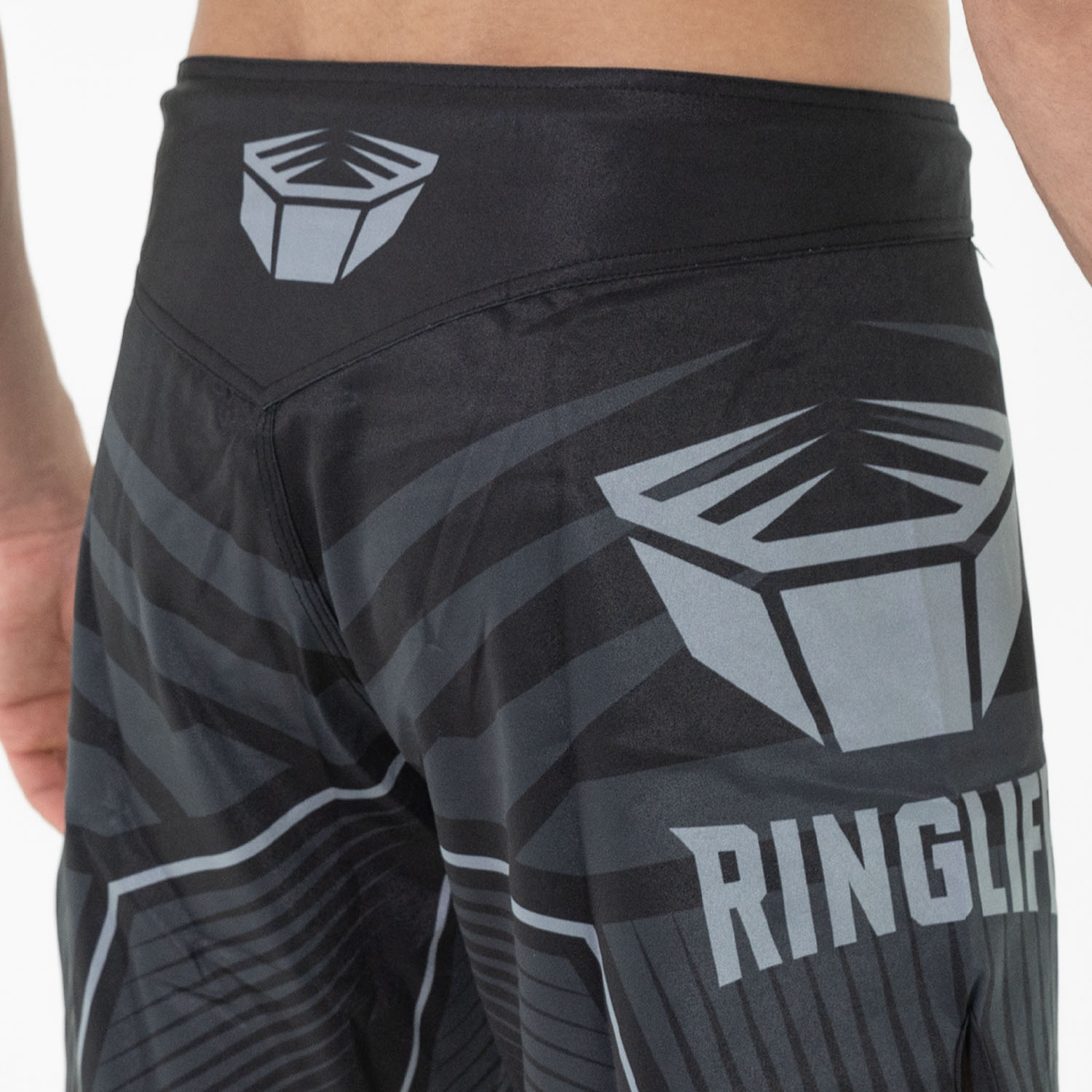 RINGLIFE MMA Shorts - Octaring schwarz-grau XS