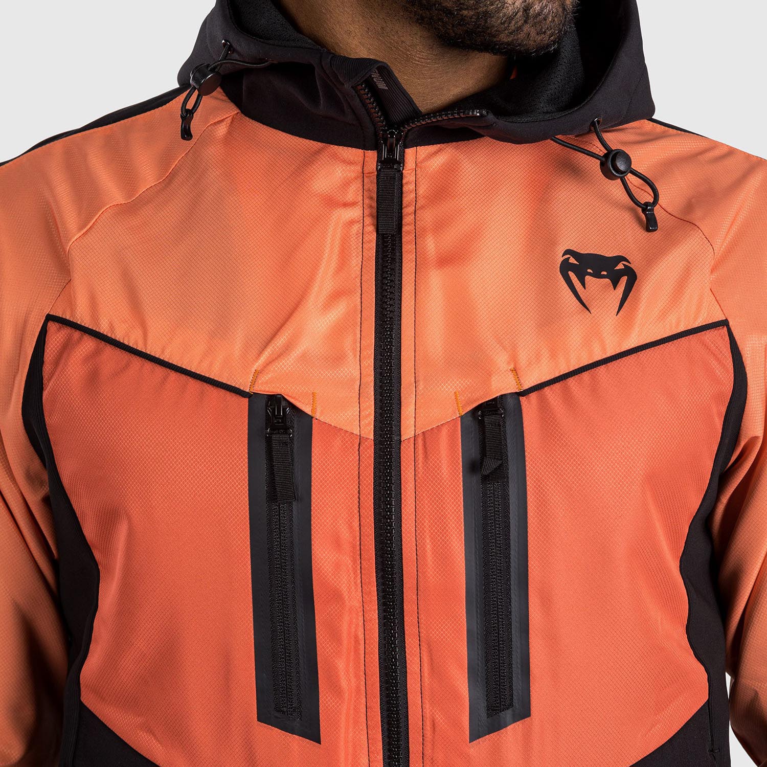 VENUM Trainingsjacke, Laser 3.0, schwarz-orange, XL