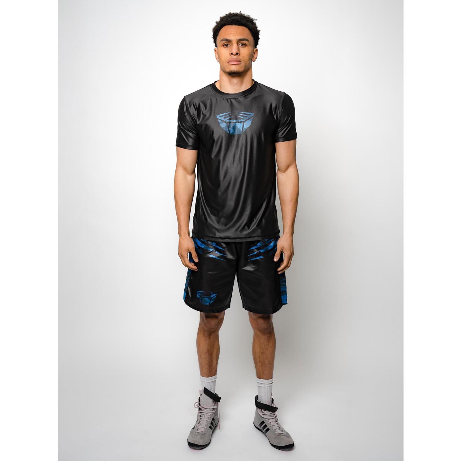 RINGLIFE Functional Shirt, Unit, black-blue camo, XXL