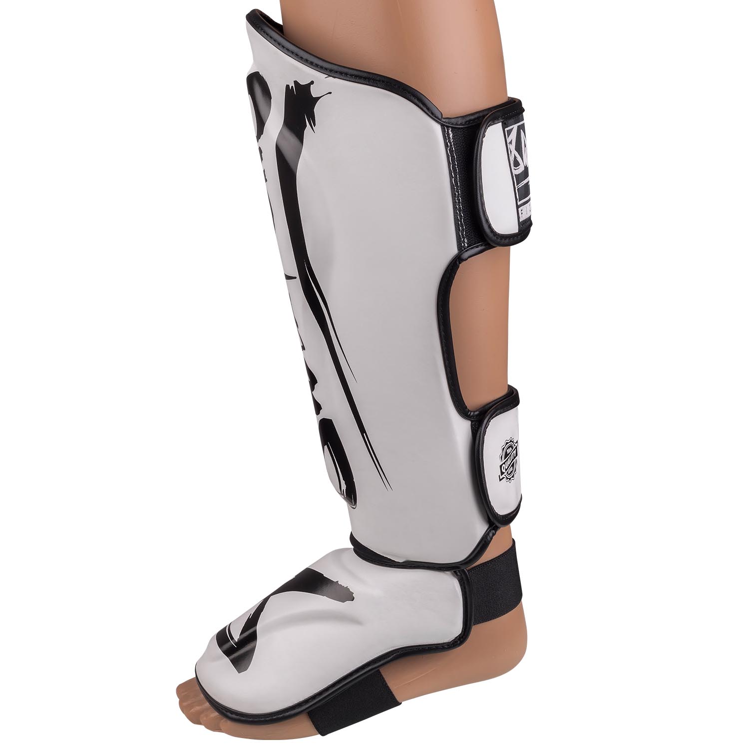 8 WEAPONS Shin Guards, Unlimited 2.0, white-black, M