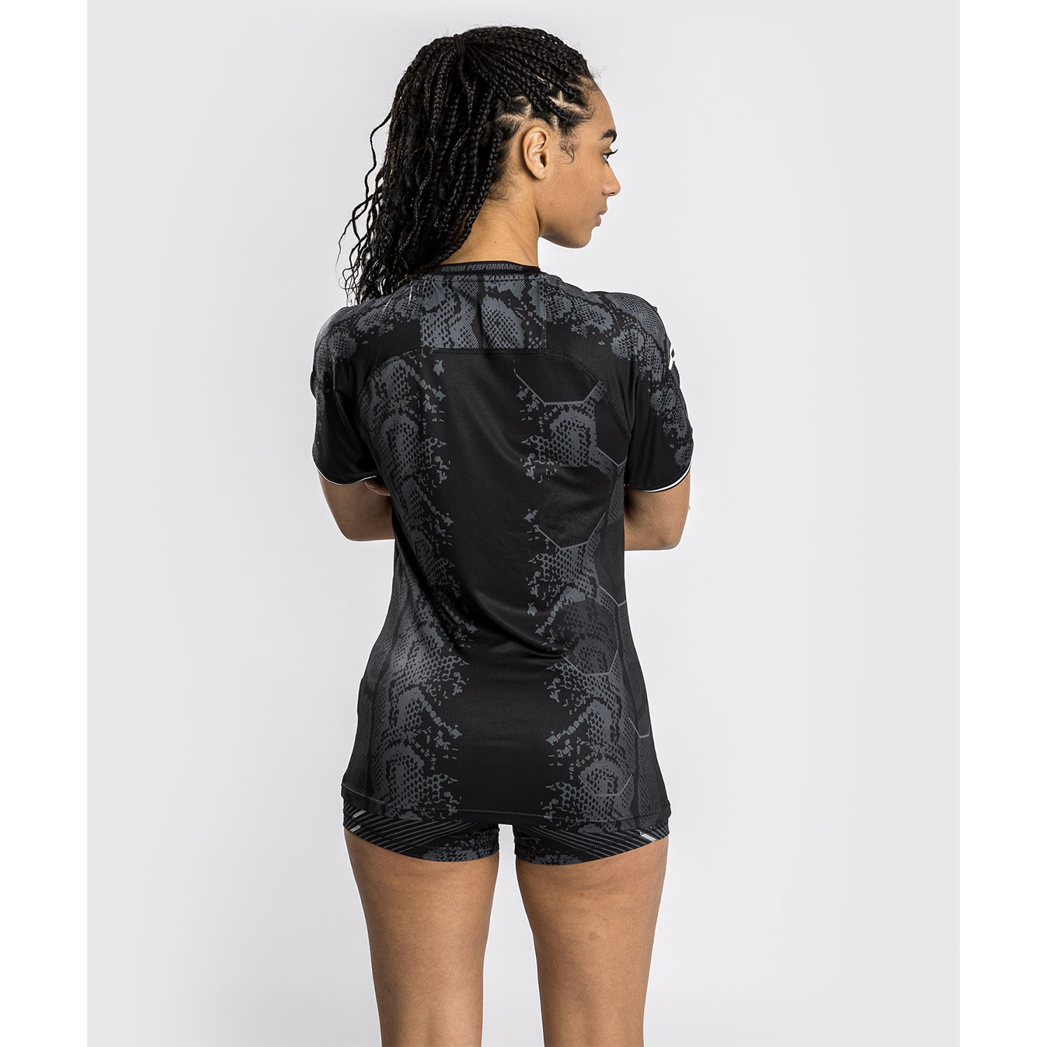 VENUM Dry Tech T-Shirt, Damen, UFC Fight Night, Adrenaline, schwarz, S