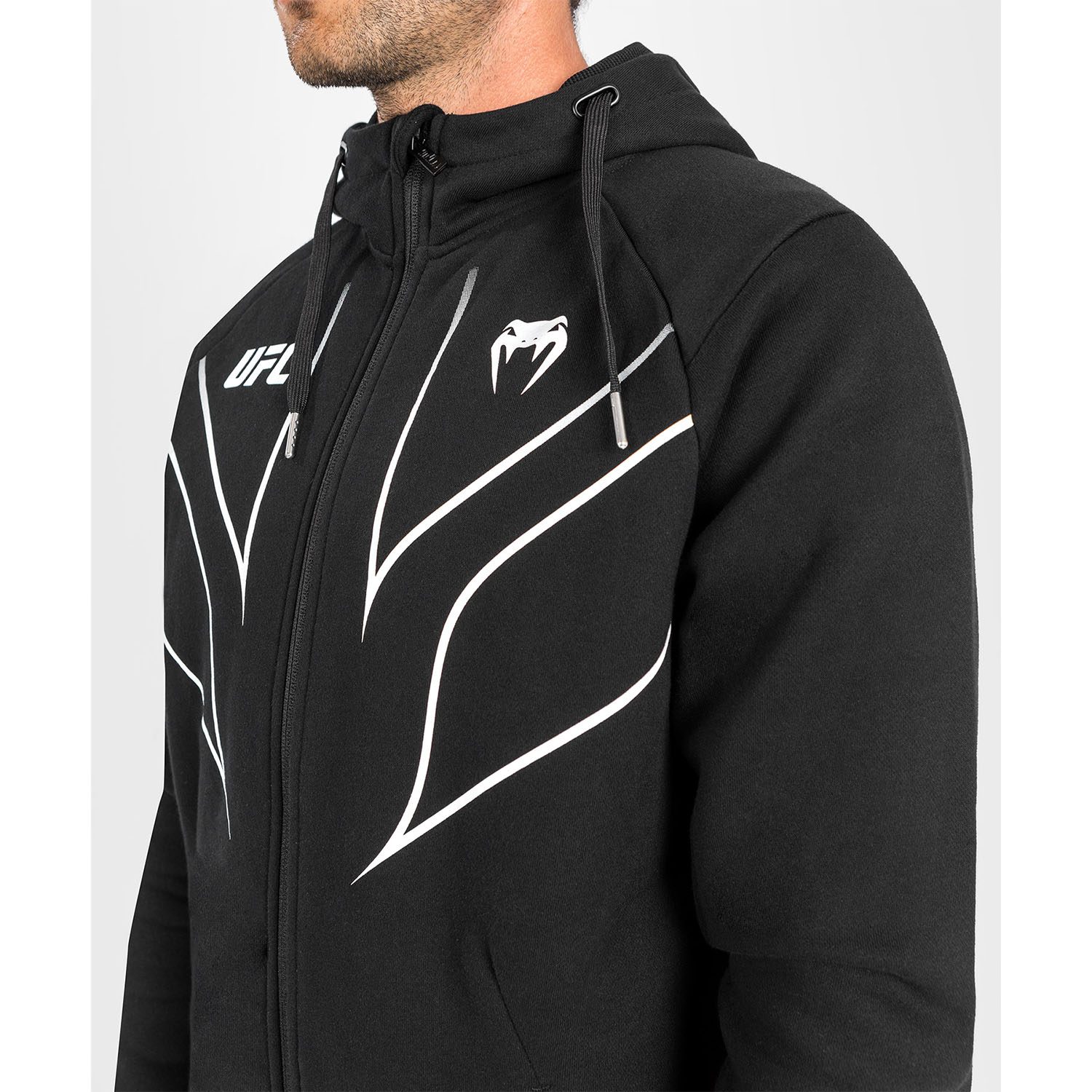 VENUM Zip Hoody, UFC Fight Night 2.0, Replica, black, S