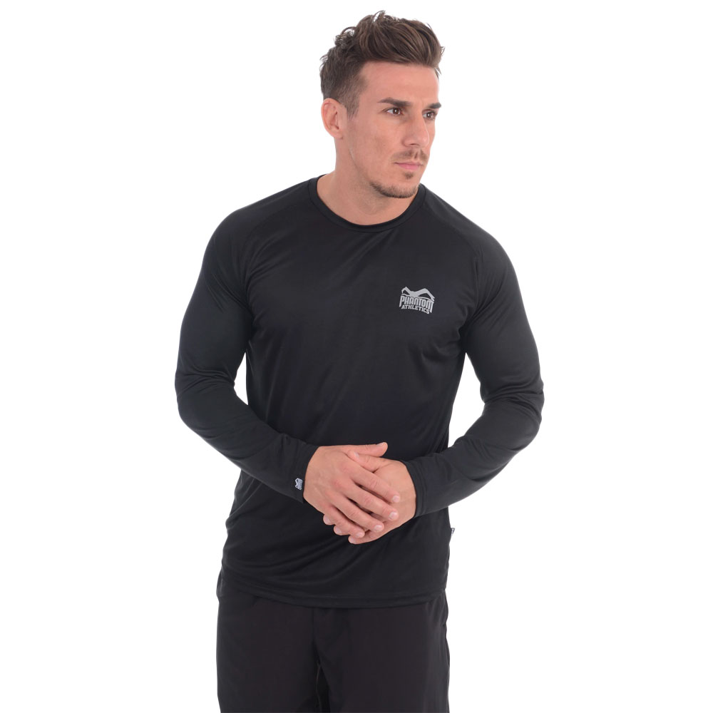Phantom Athletics T-Shirt, L/S, Tactic, schwarz, XXL