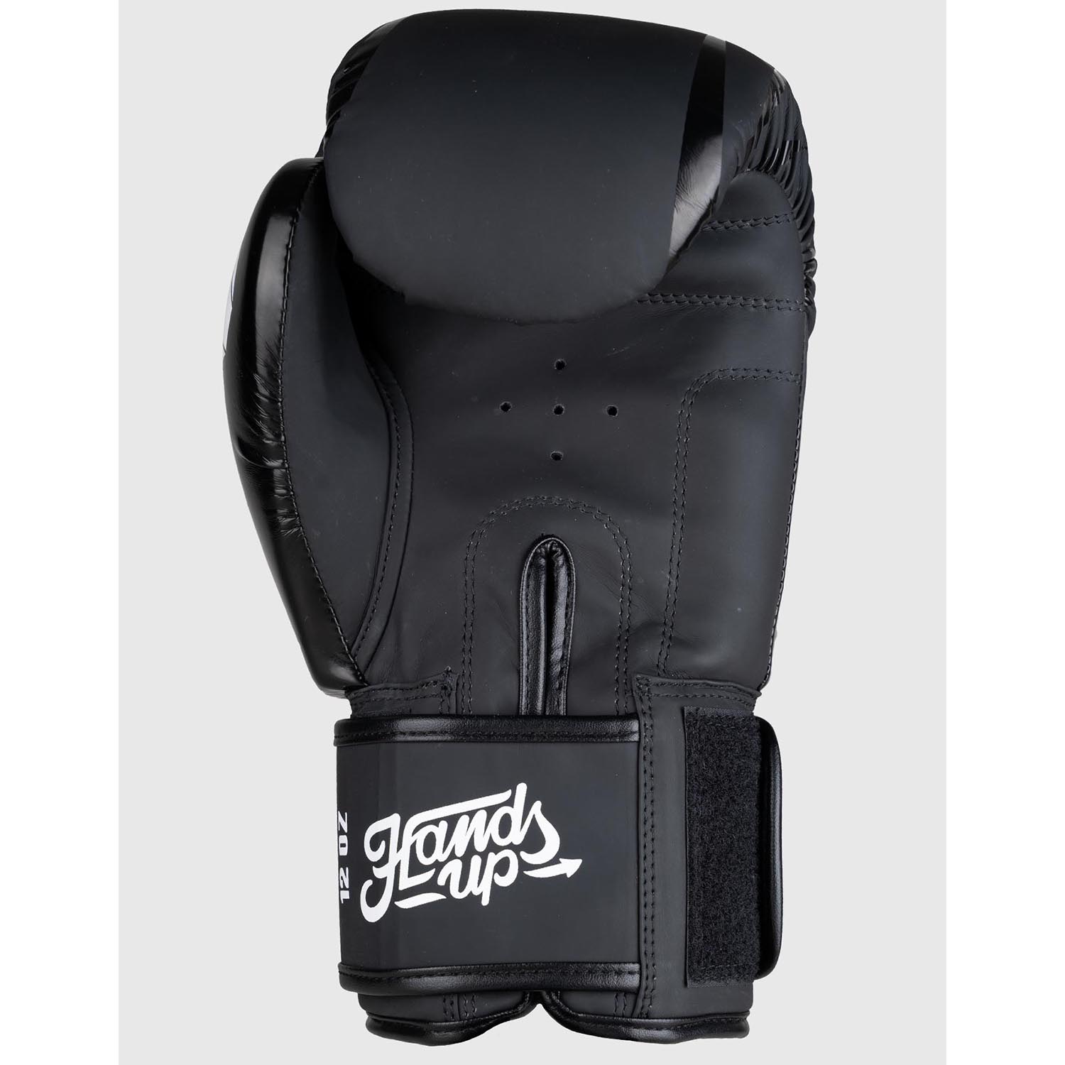 RINGLIFE Boxing Gloves, No.1, black-white, 10 Oz