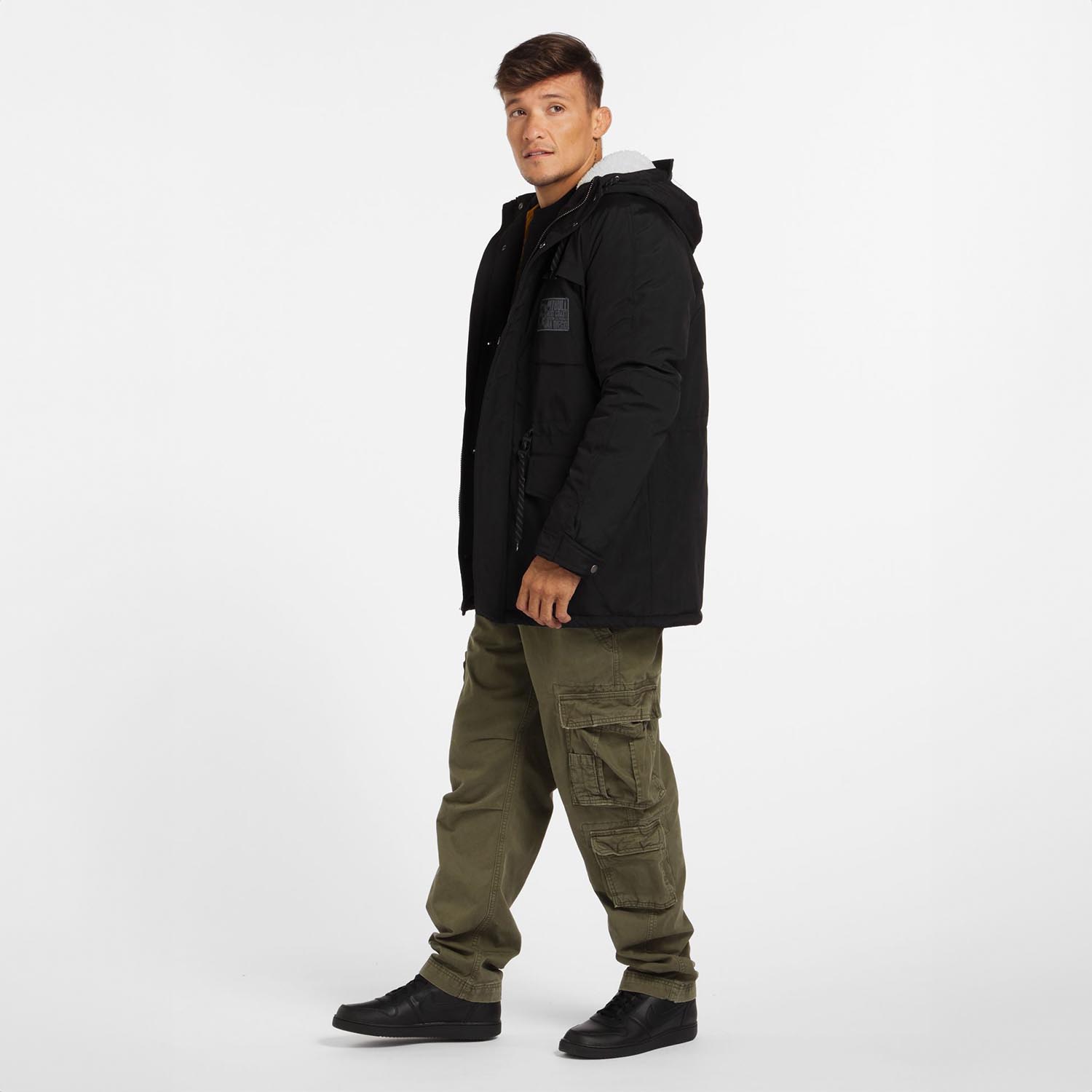 Pit Bull West Coast Parka Jacket, Gunner, black, L