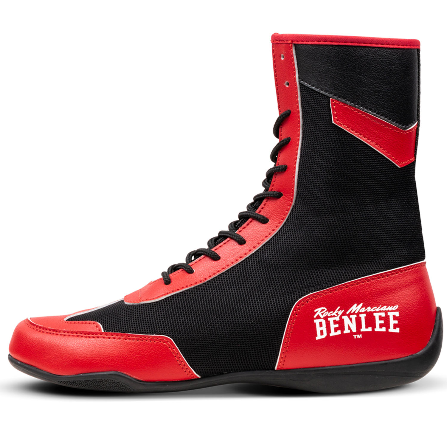BENLEE Boxing Shoes, Longplex, red-black 43