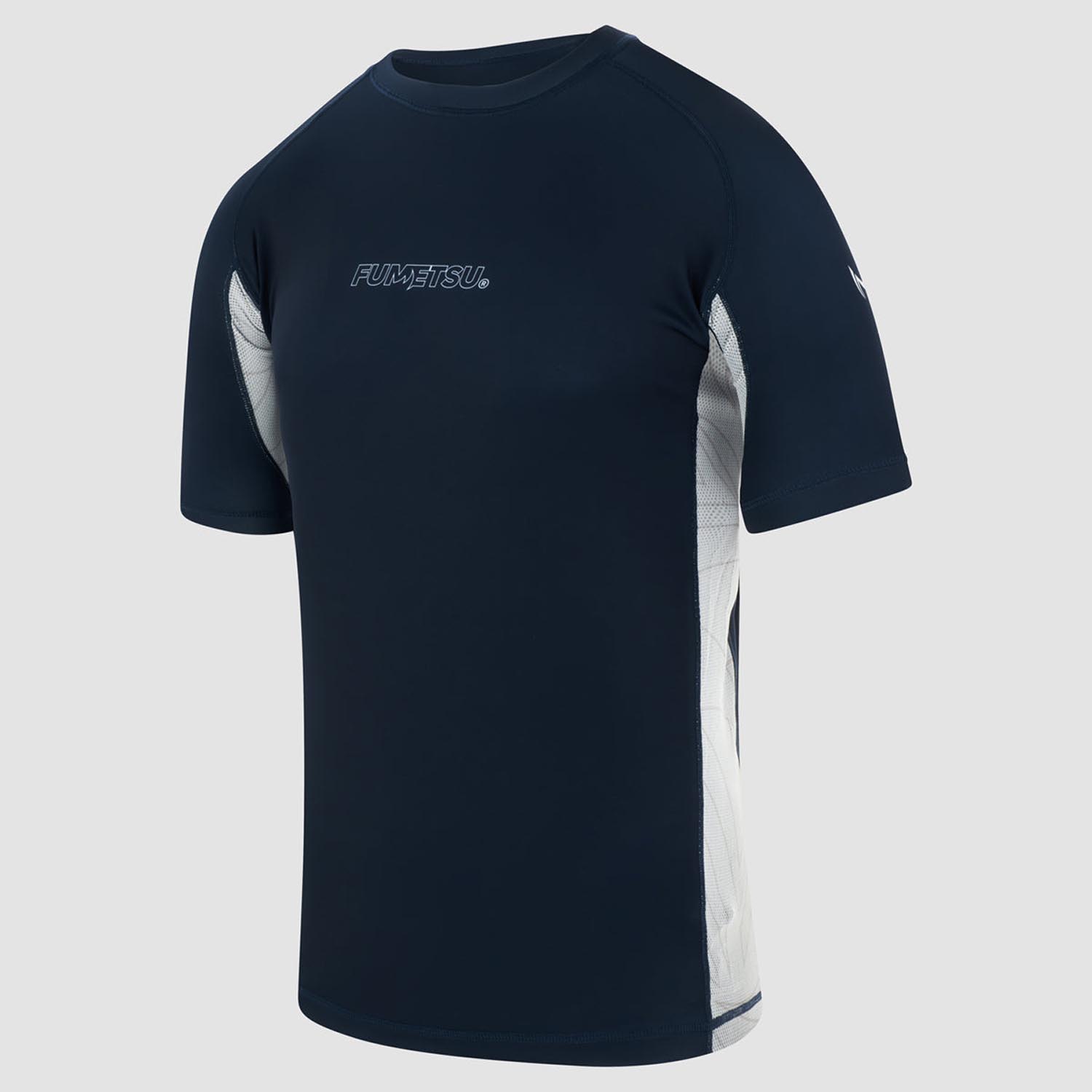 Fumetsu Rashguard, S/S, Icon, navy-white, S
