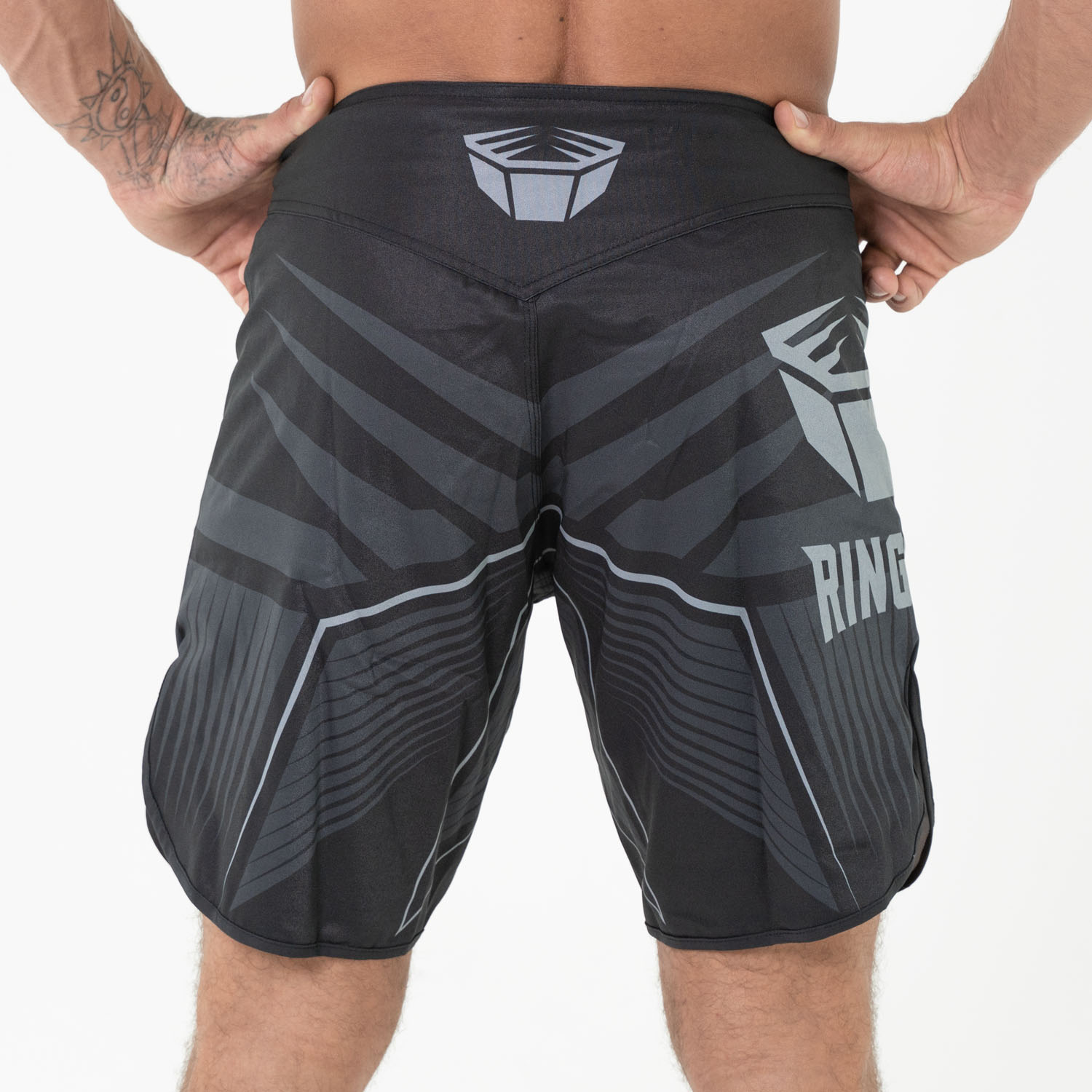 RINGLIFE MMA Shorts - Octaring schwarz-grau XS