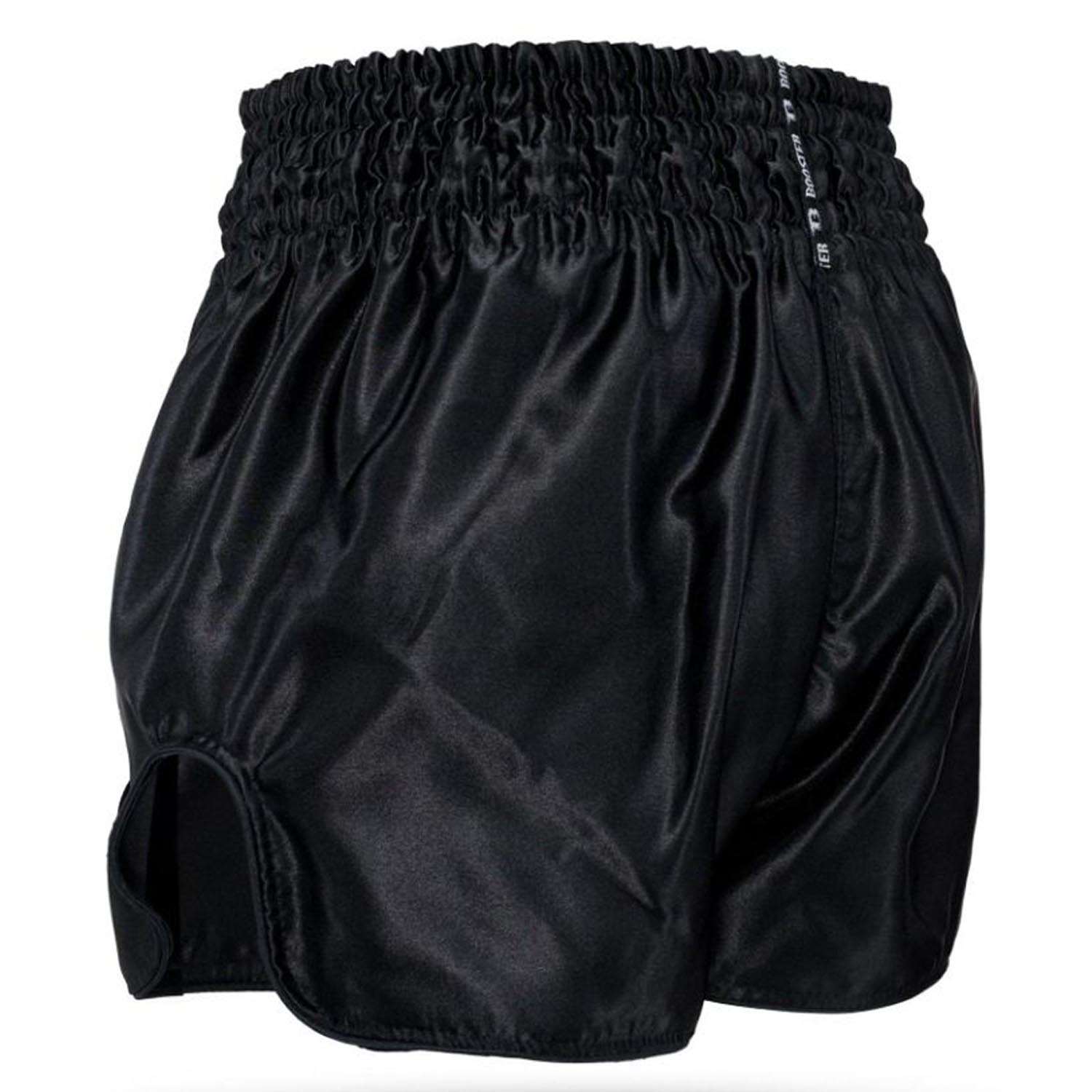 Booster Muay Thai Shorts, Thunder, black-white, XL