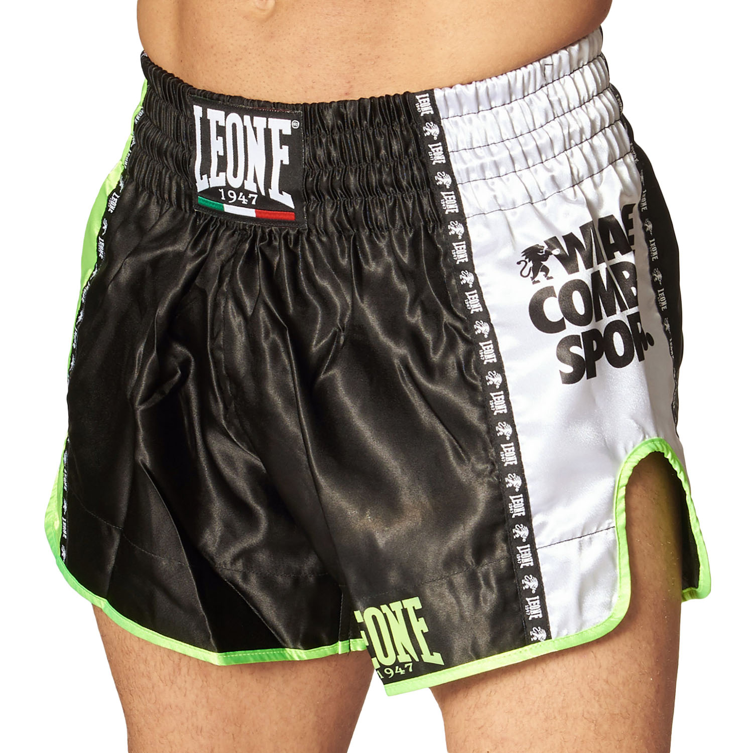 LEONE Muay Thai Shorts, Training, AB760, black, XL