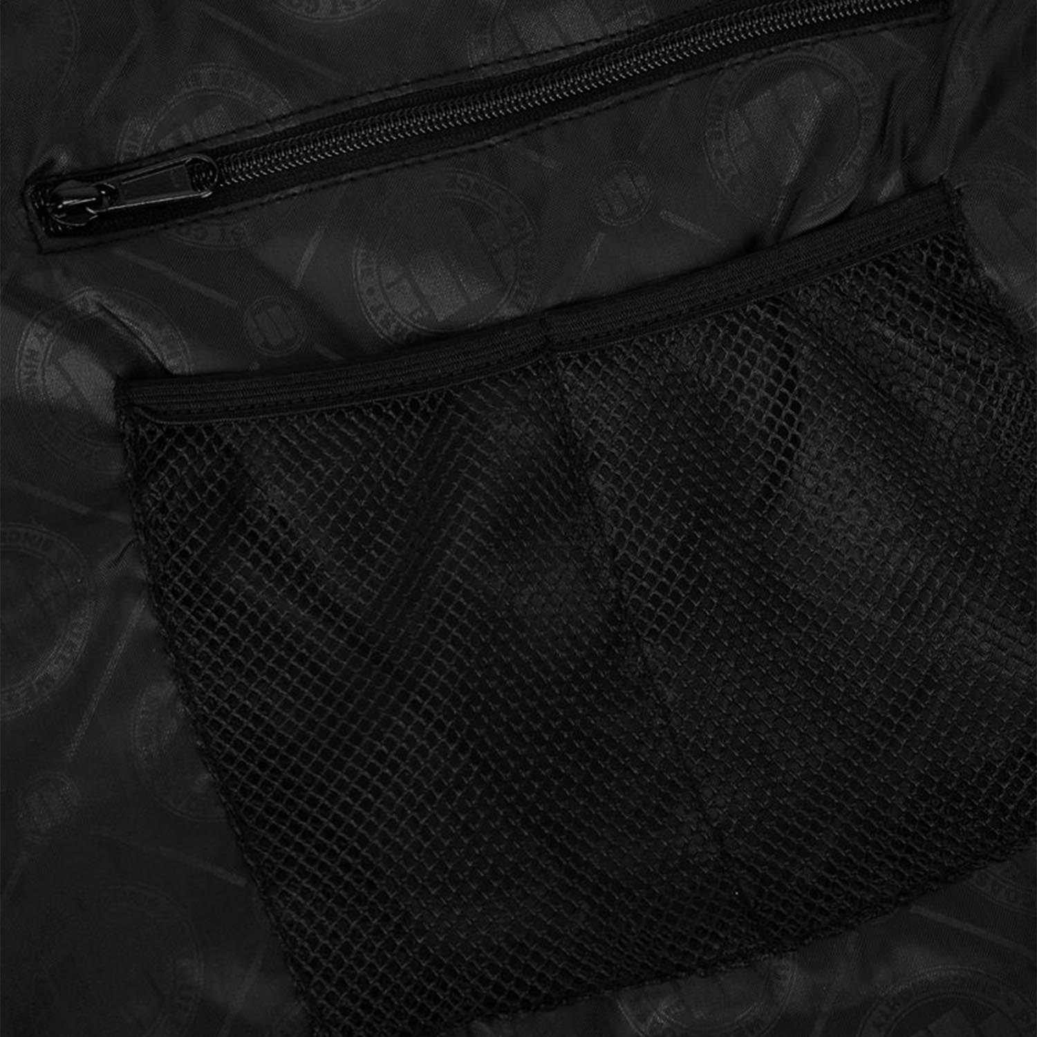 Pit Bull West Coast Gym Sack, Hilltop, schwarz-schwarz