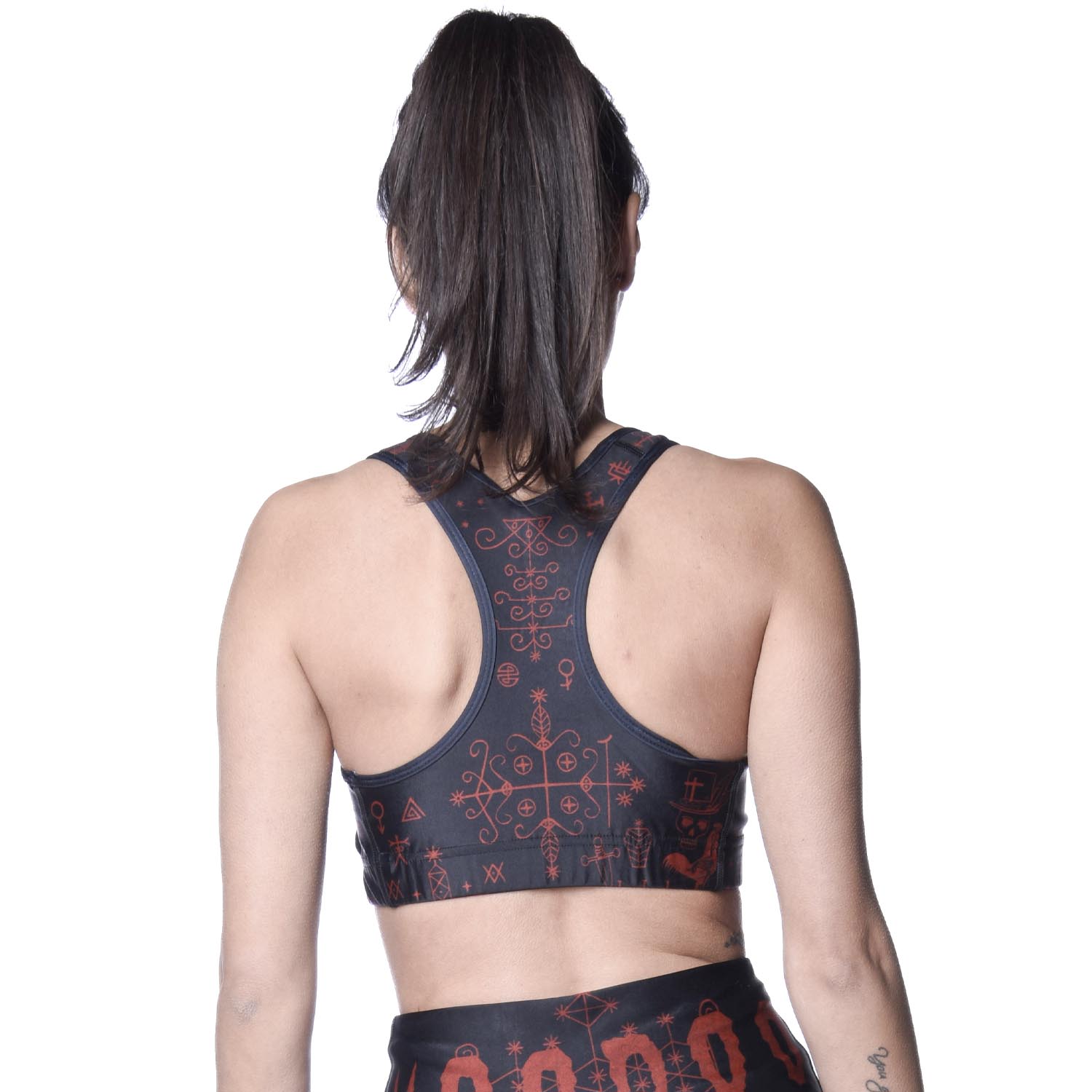 Anarchy Apparel Sports Bra, Voodoo, XS