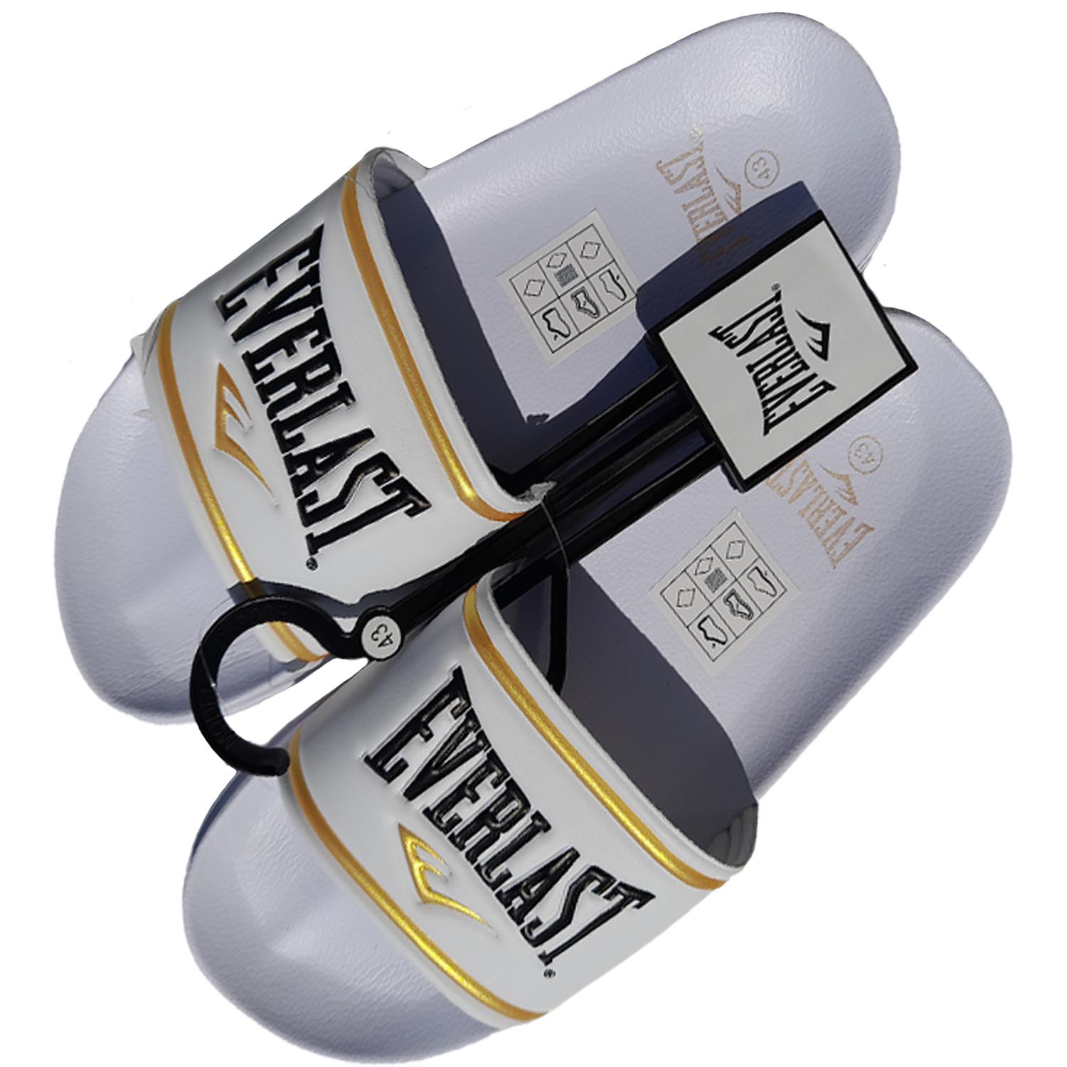 Everlast Bathing Sandals, Side, white-gold, 42
