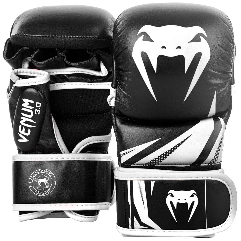 VENUM MMA Sparring Gloves, Challenger 3.0, blk-white, M