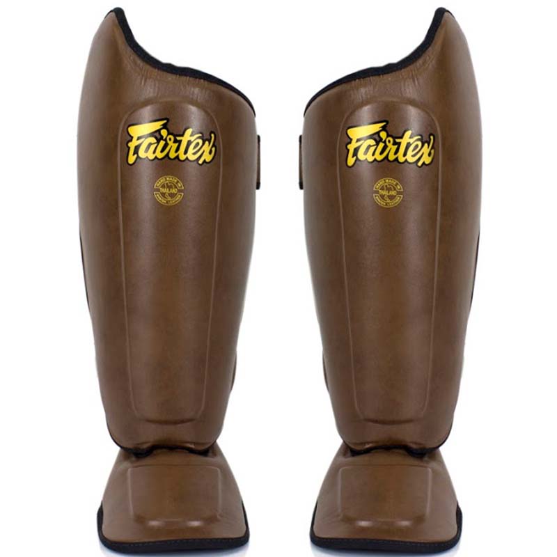 Fairtex Shin Guard, SP8, brown, S