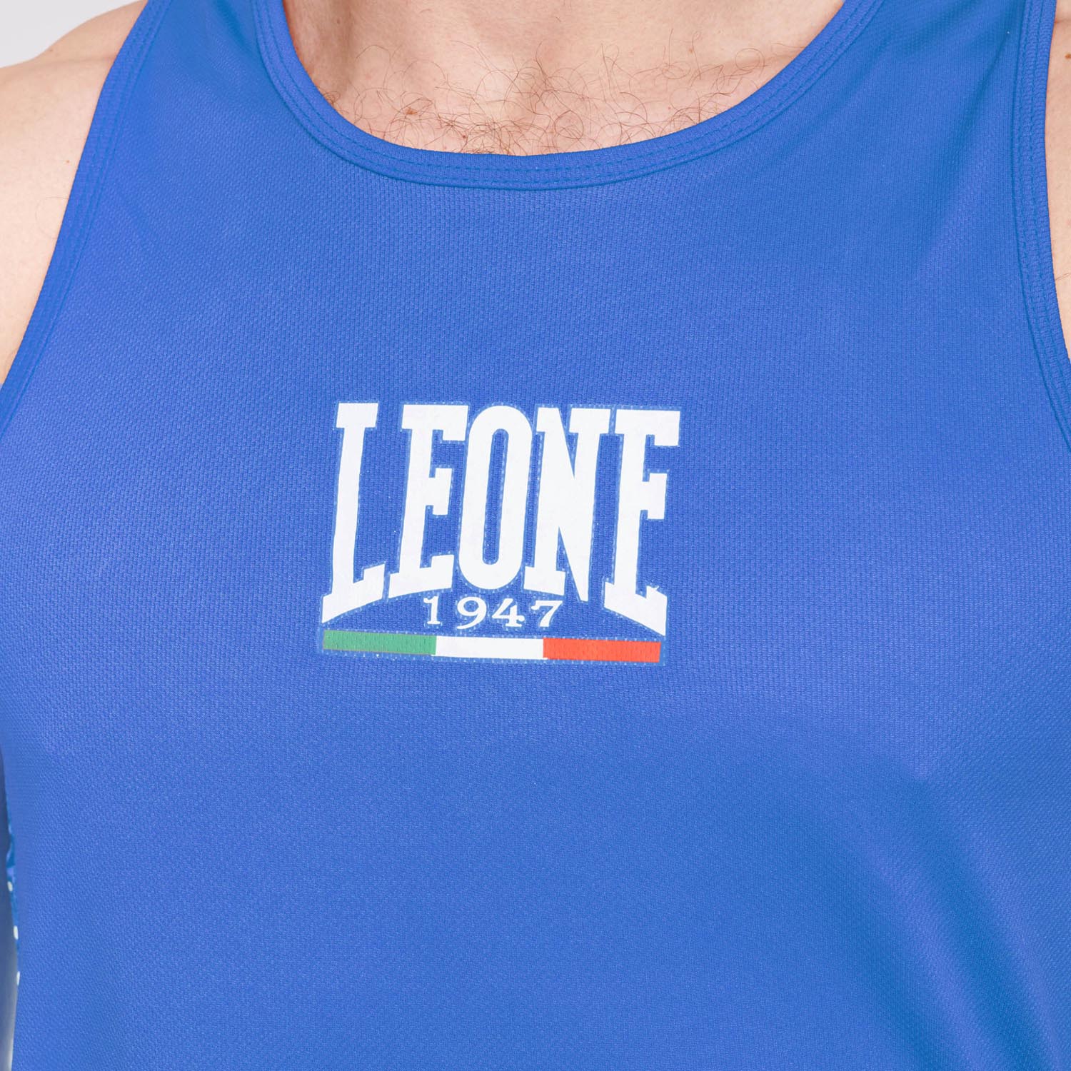 LEONE Boxing Top, Singlet, Boxing, AB726, blau, L