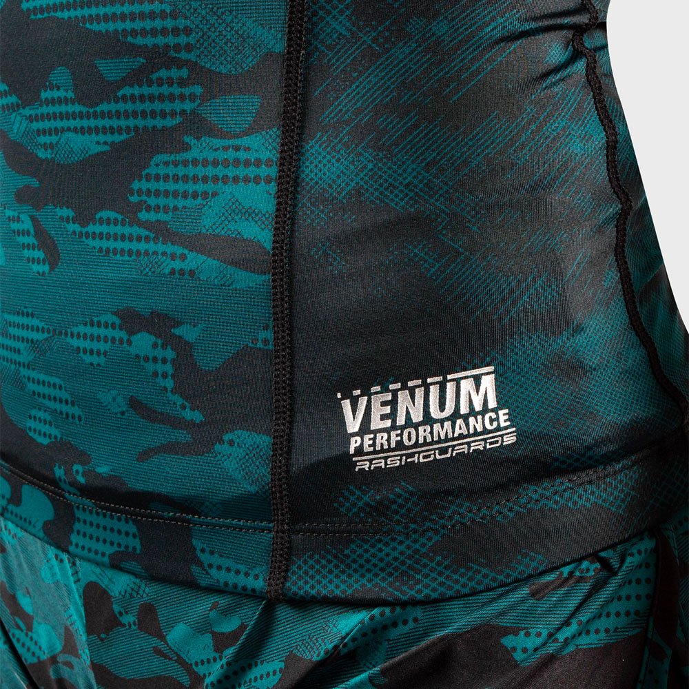 VENUM Rashguard, L/S, Damen, Defender, schw-grün, XS
