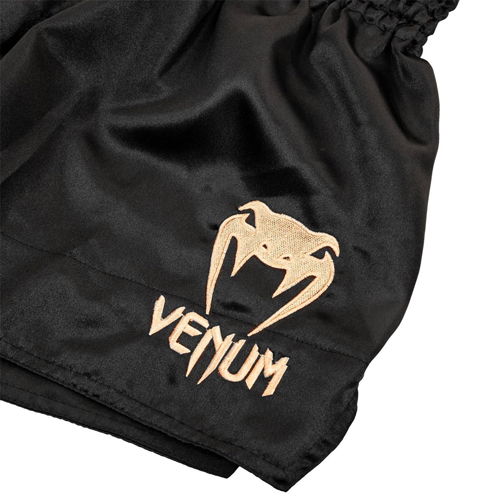 VENUM Muay Thai Shorts, Classic, black-gold, L