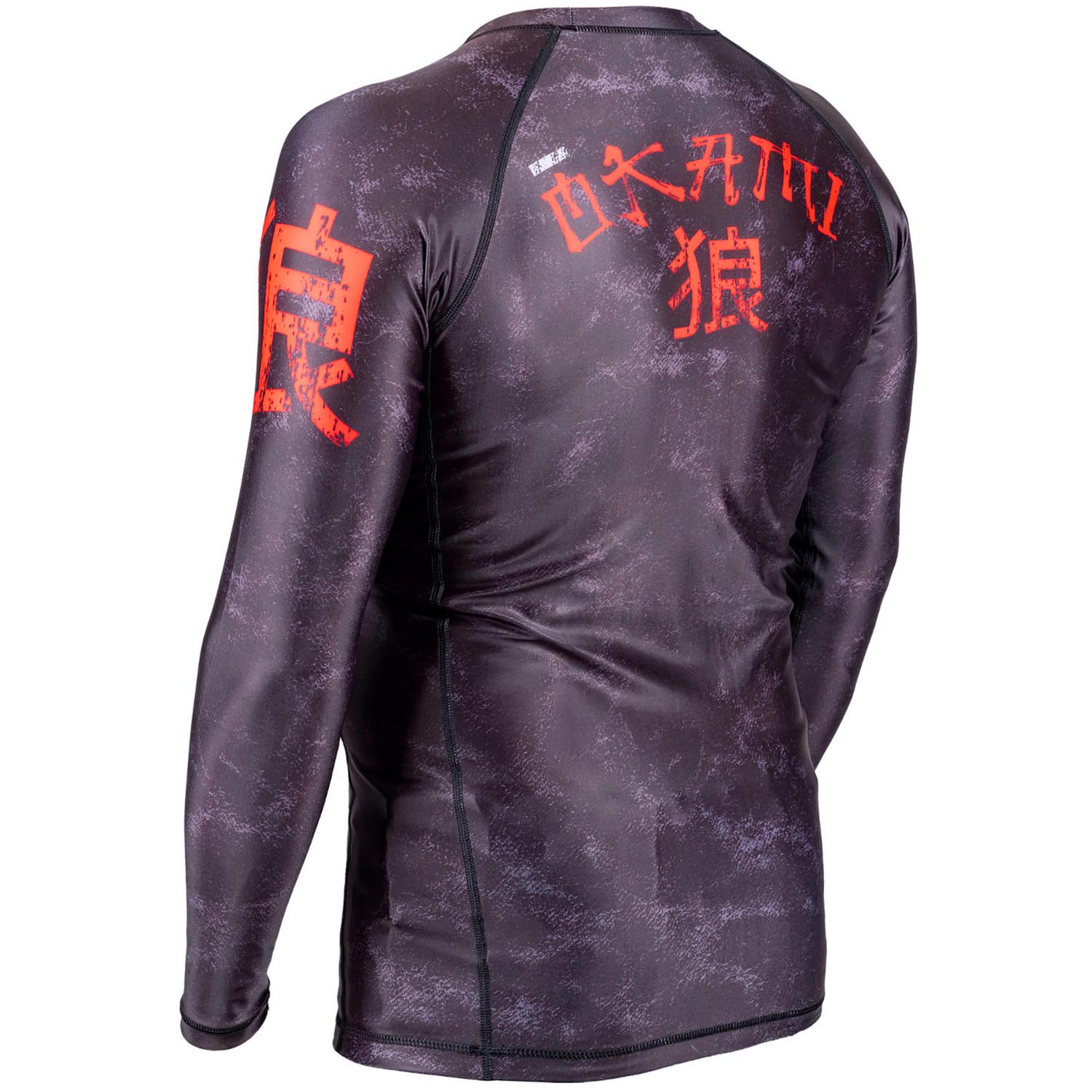 OKAMI Rashguard, L/S, Warrior, black XL