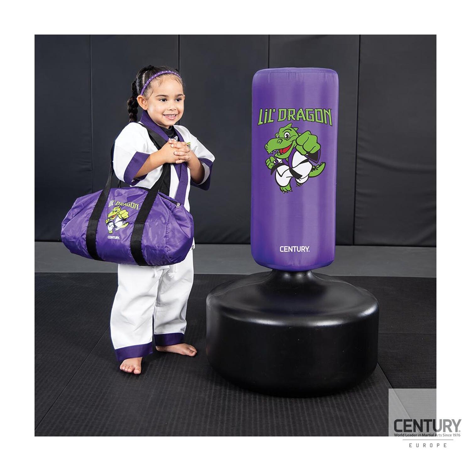 Century Standing Punching Bag, Lil Dragon, black-purple