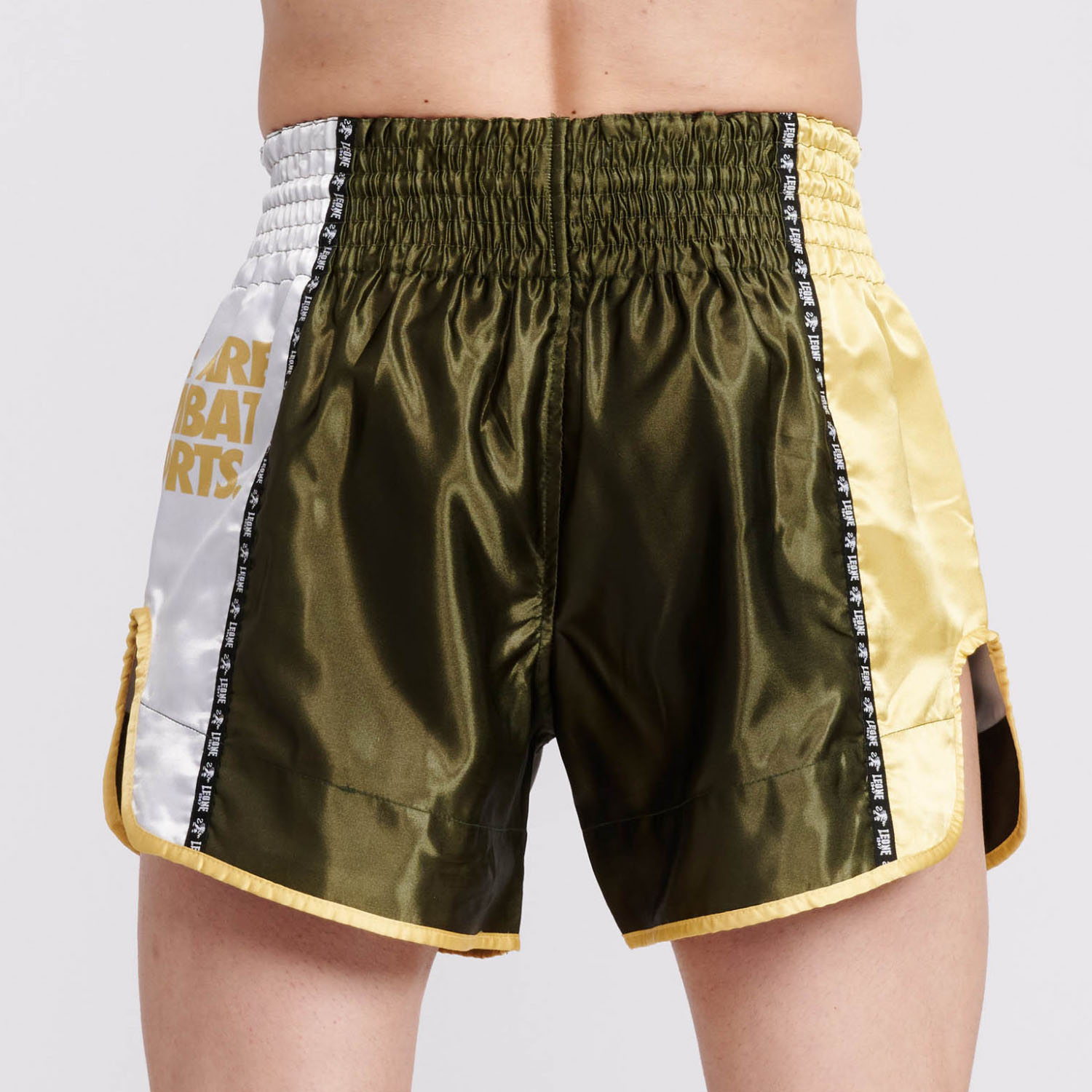 LEONE Muay Thai Shorts, Training, AB760, grün, XL