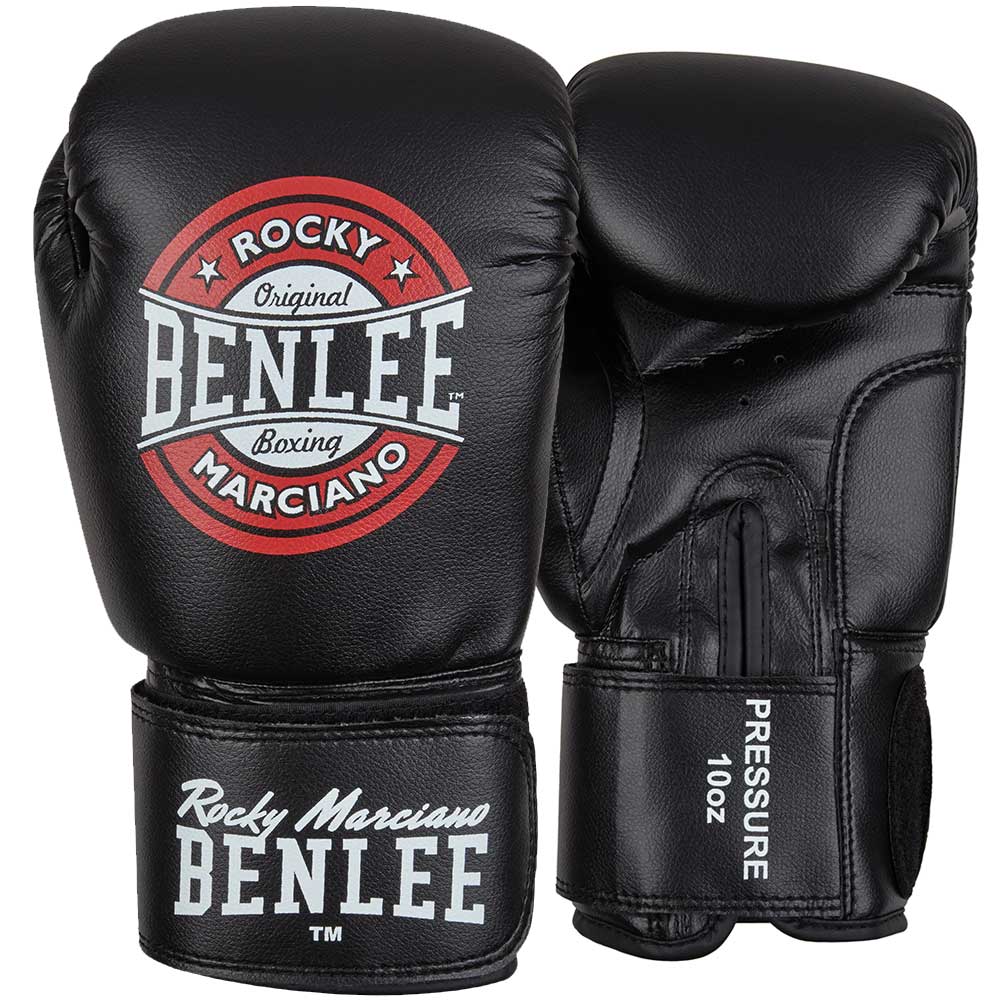 BENLEE Boxhandschuhe, Kinder, Pressure, schwarz, 8 Oz