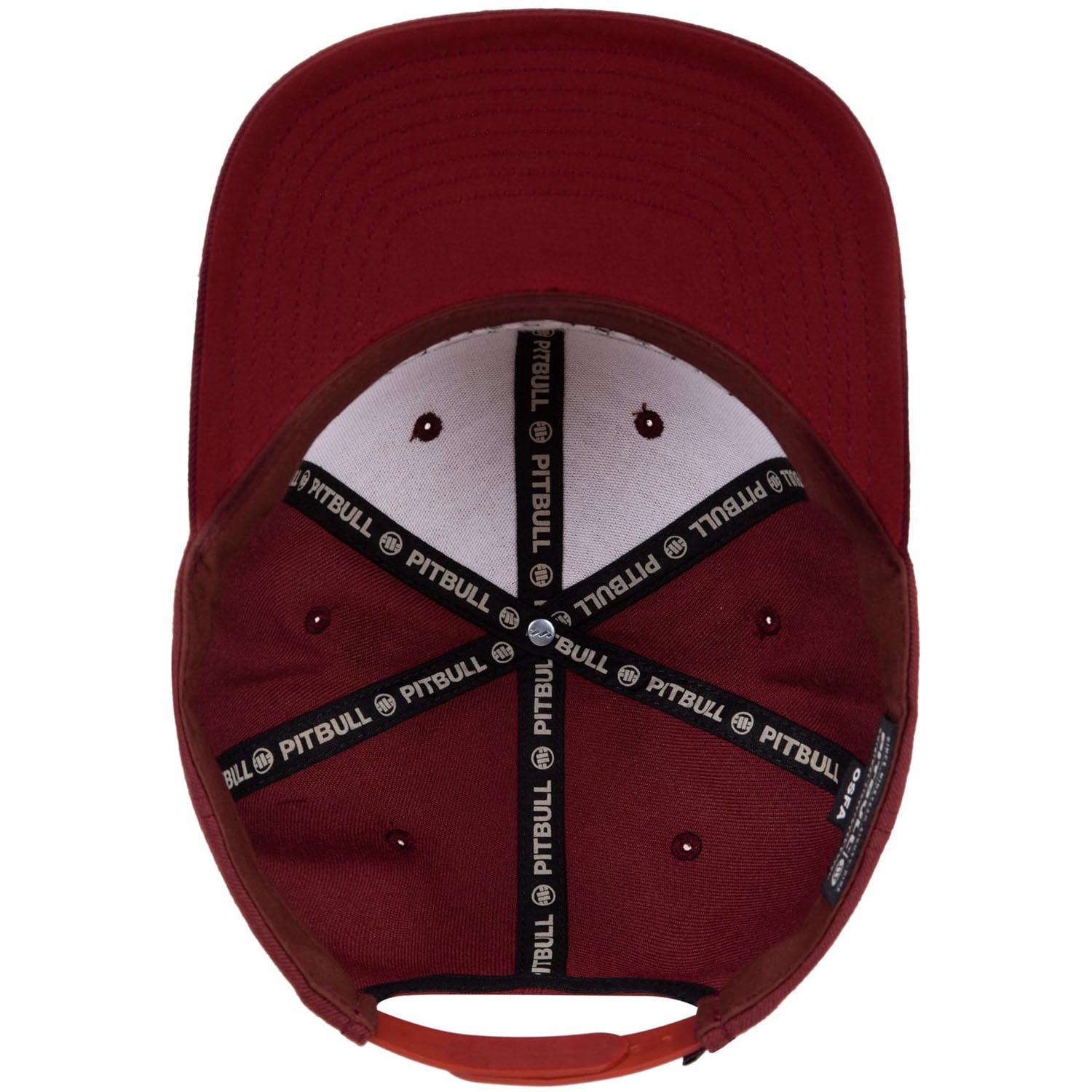 Pit Bull West Coast Snapback Cap, Pitbull YP Premium, weinrot